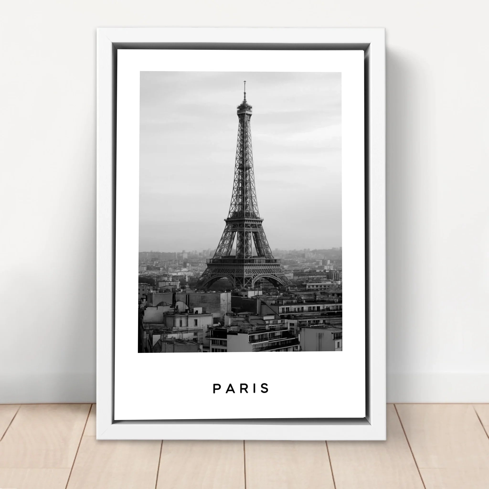 Personalized Canvas – Cityscape Black And White Travel