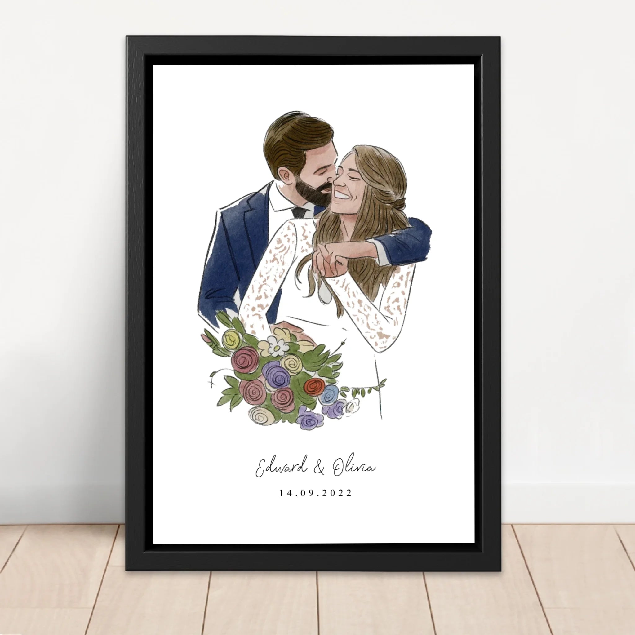 Personalized Canvas – Photo In Water Color Style