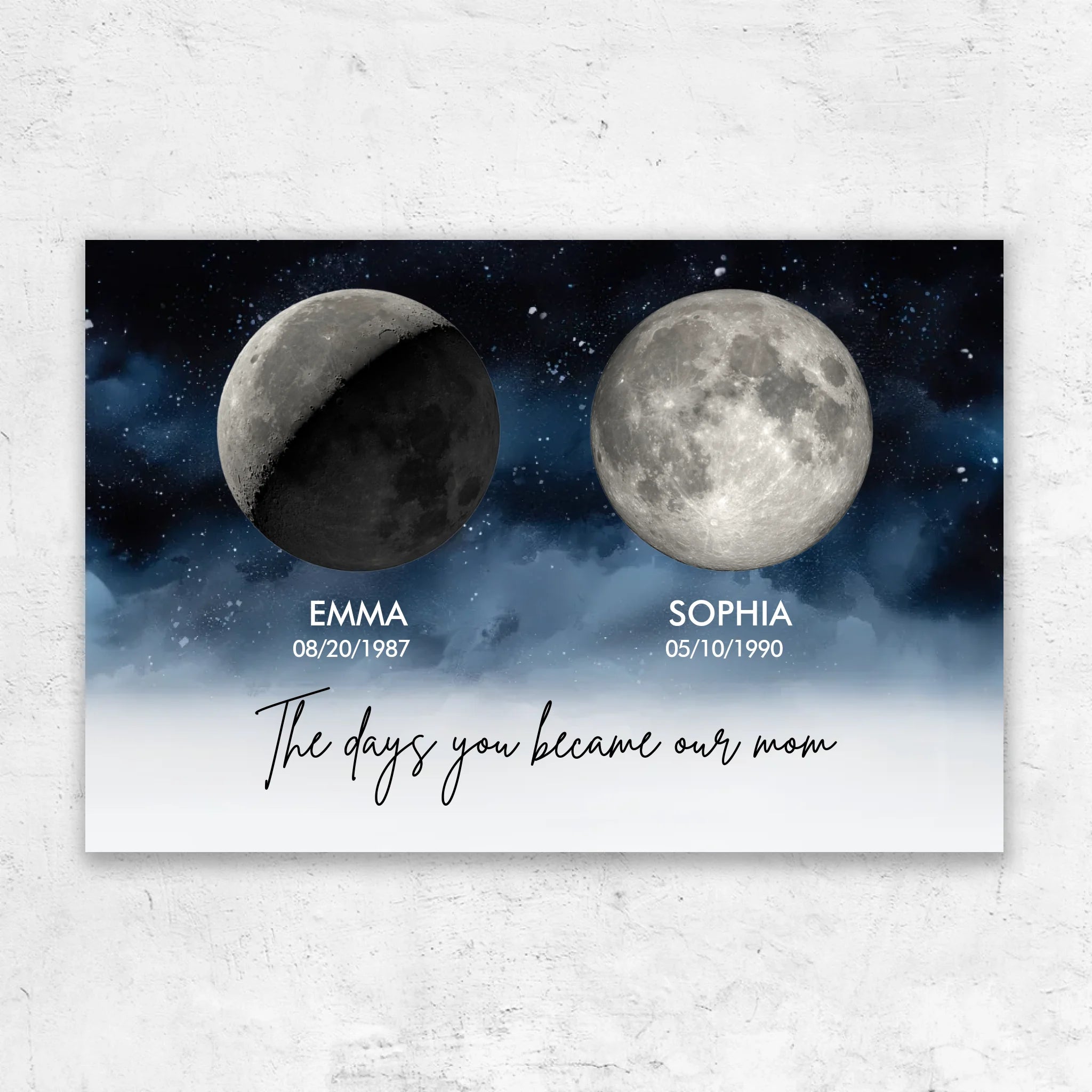Personalized Canvas “The Days You Became Our Parents"