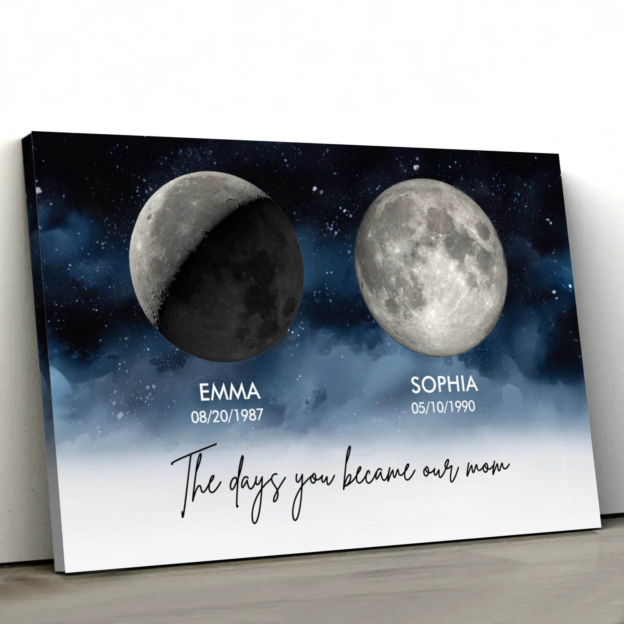 Personalized Canvas “The Days You Became Our Parents"