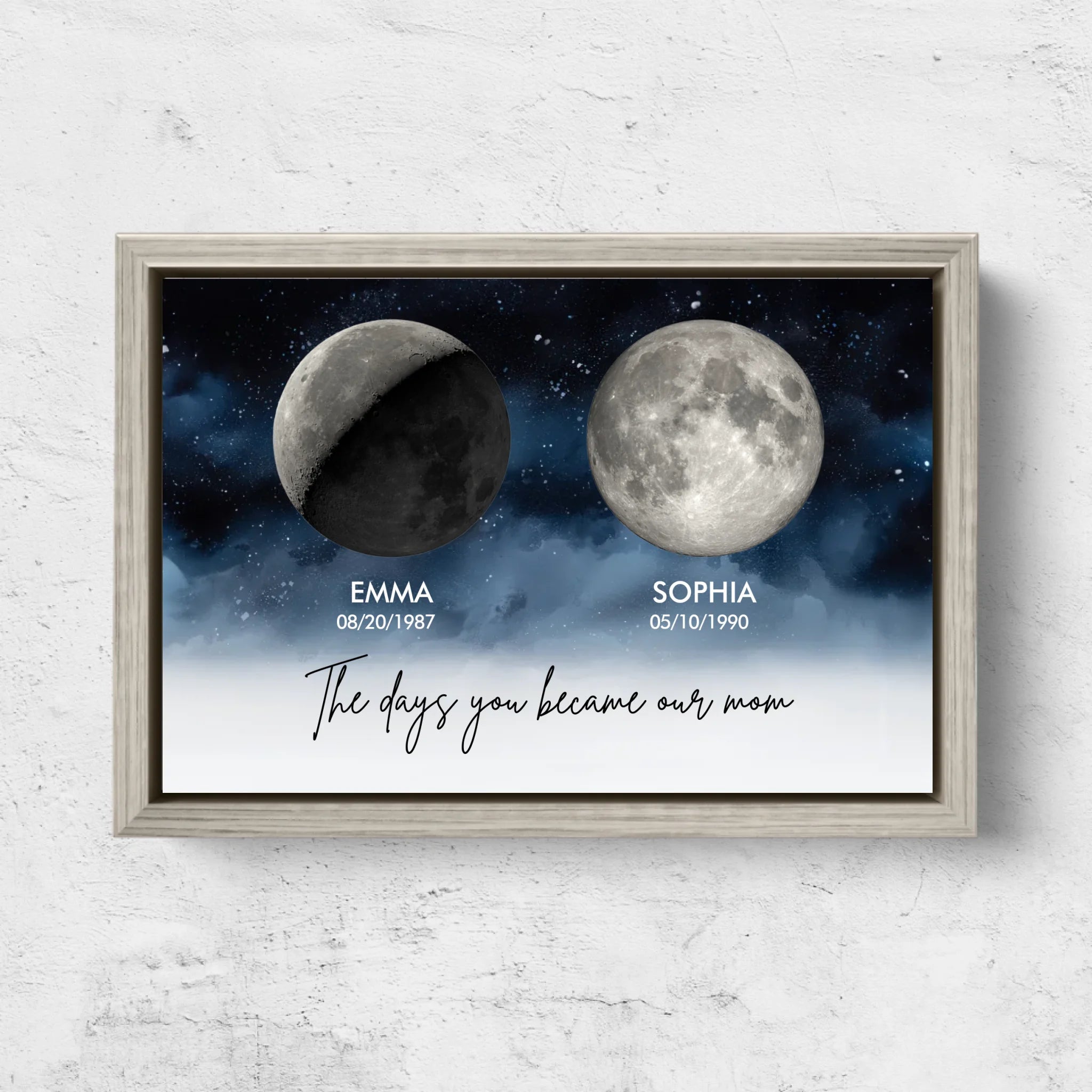 Personalized Canvas “The Days You Became Our Parents"