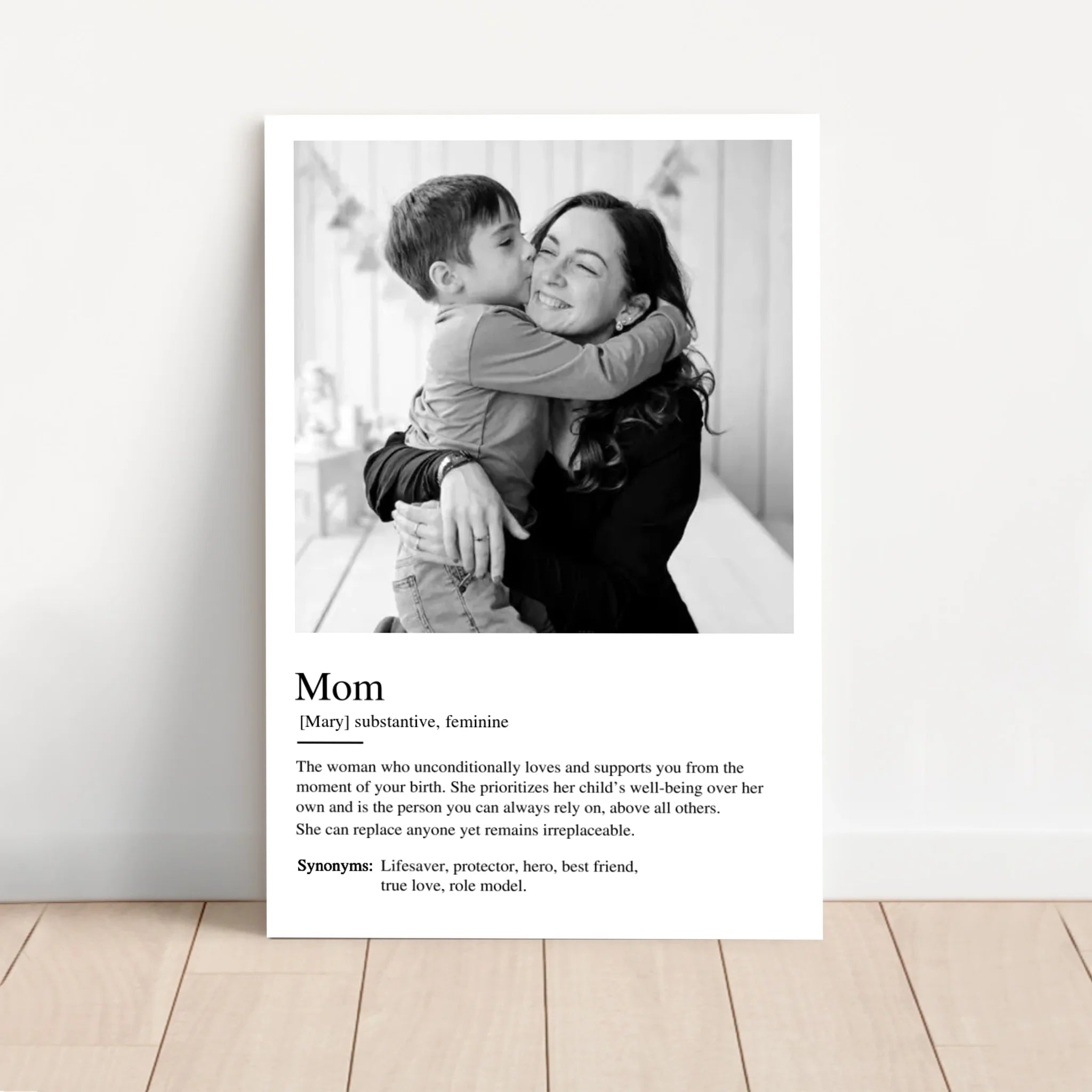 Personalized Canvas "Definition Mom"