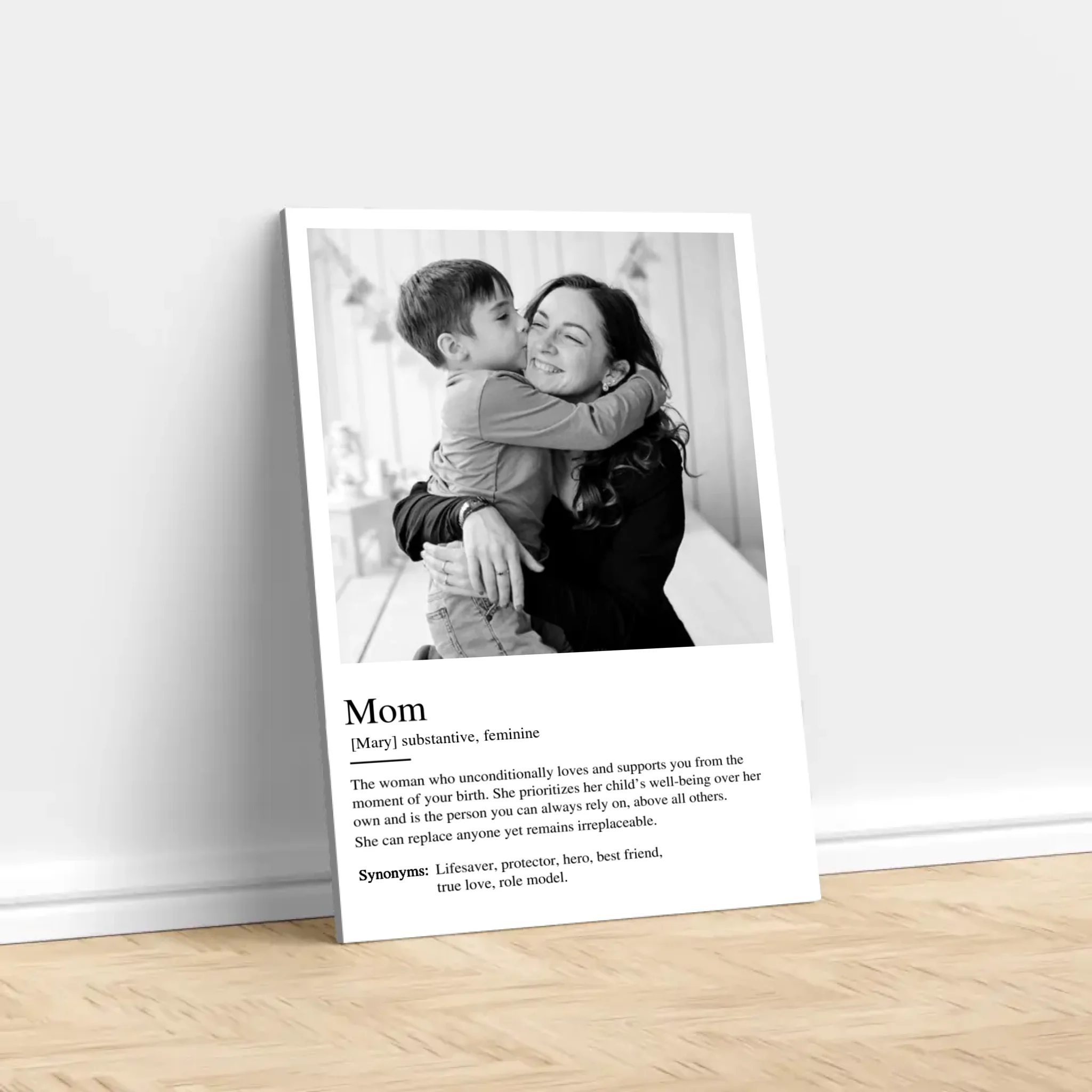 Personalized Canvas "Definition Mom"