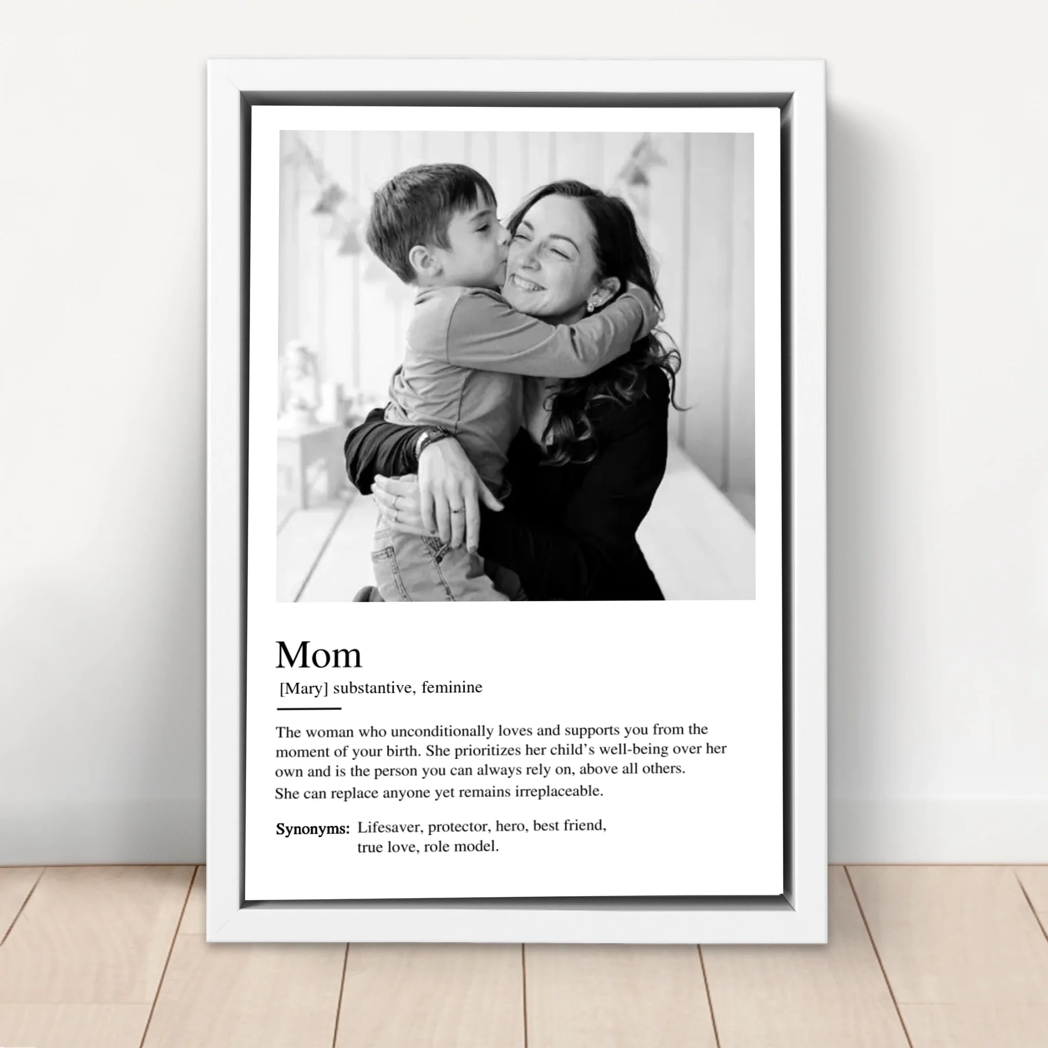 Personalized Canvas "Definition Mom"
