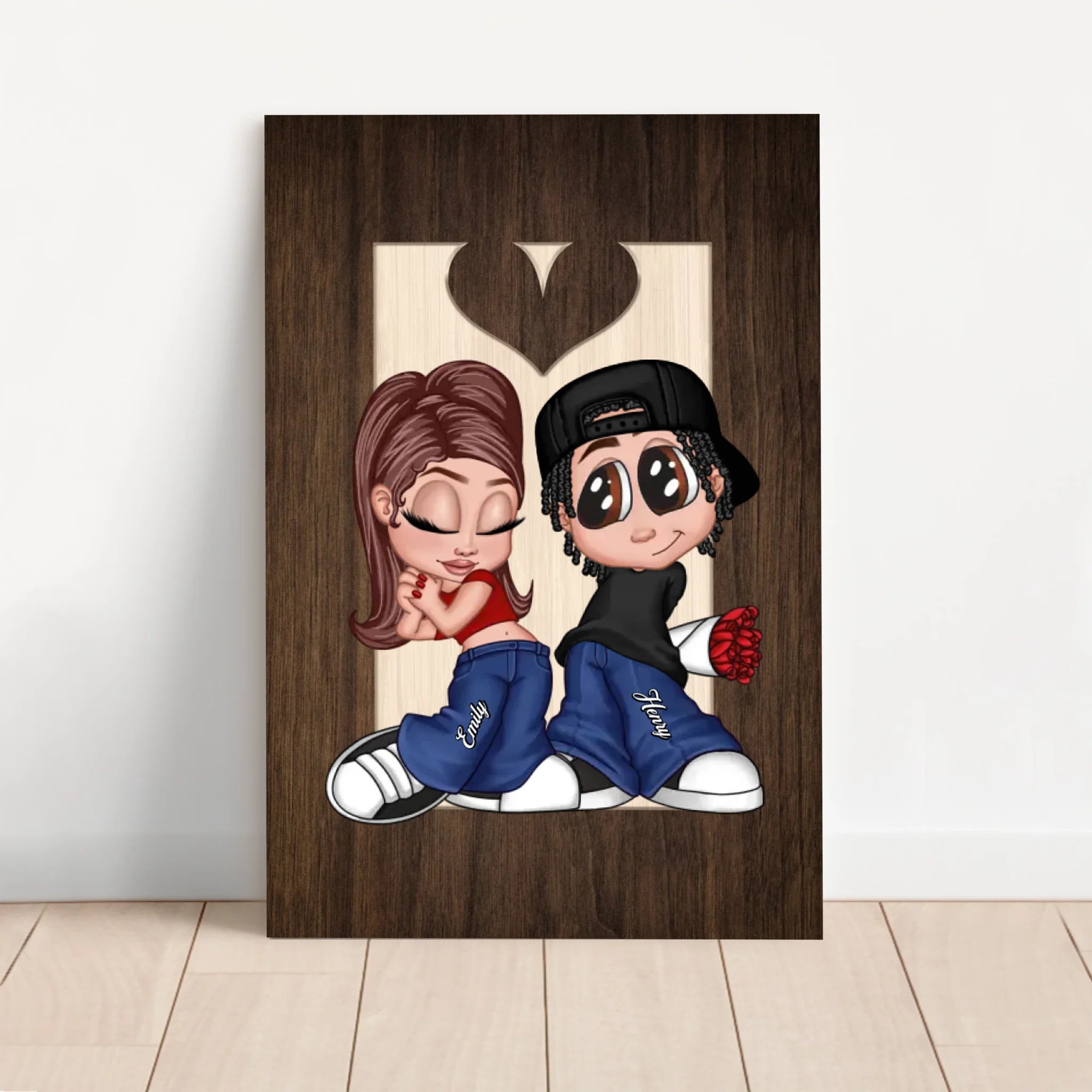 Personalized Canvas – Y2K Couple