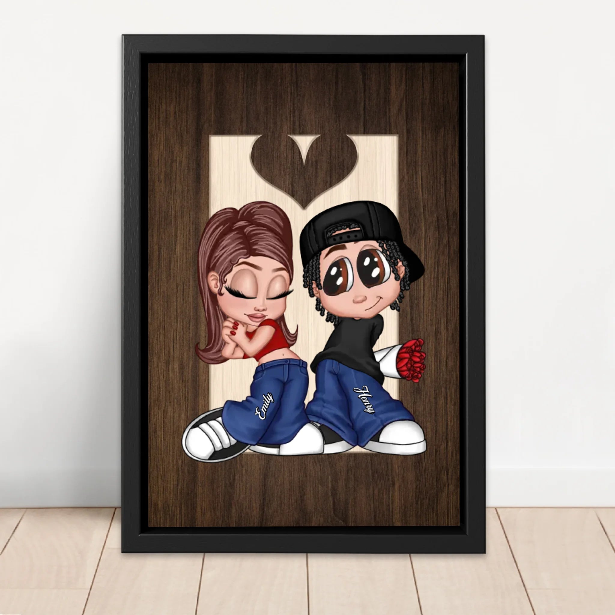 Personalized Canvas – Y2K Couple