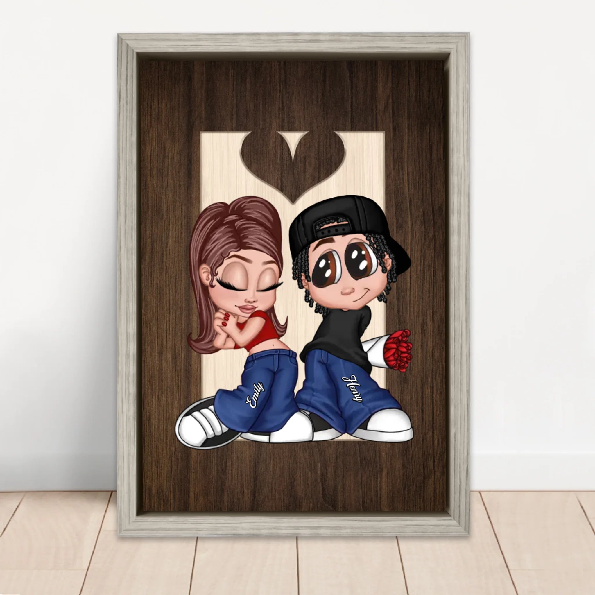 Personalized Canvas – Y2K Couple