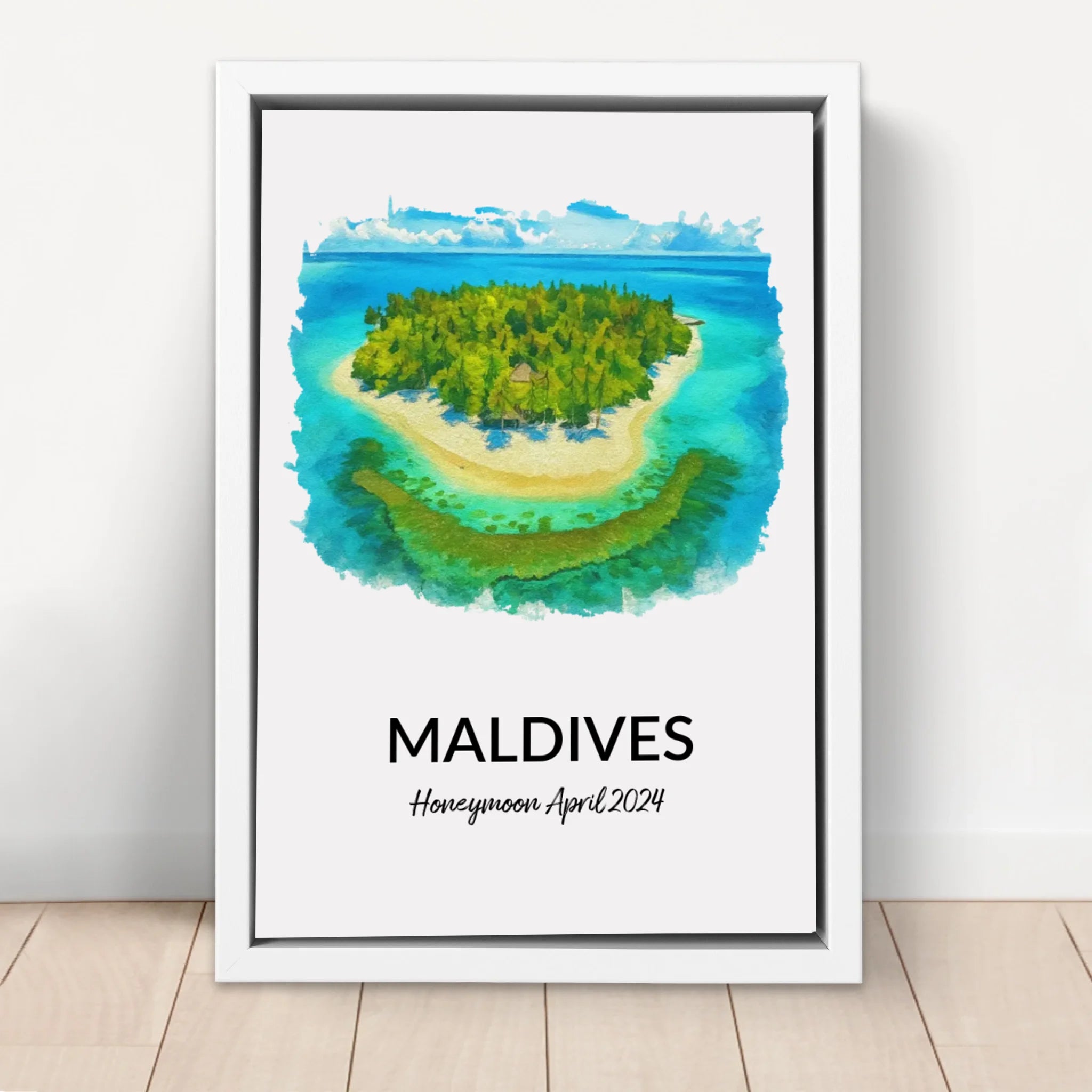 Personalized Canvas "Personalized vacation print"