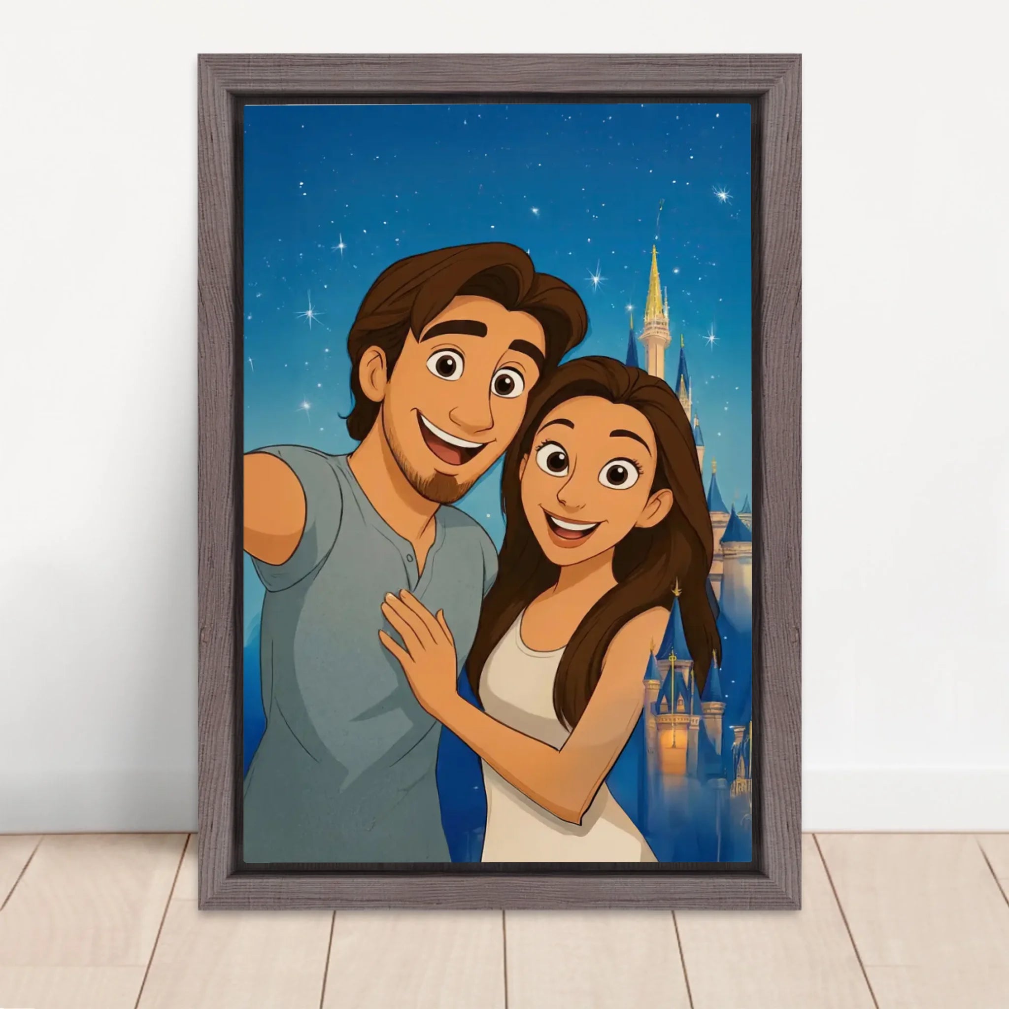 Vertical Framed  Canvas-Oak 2026