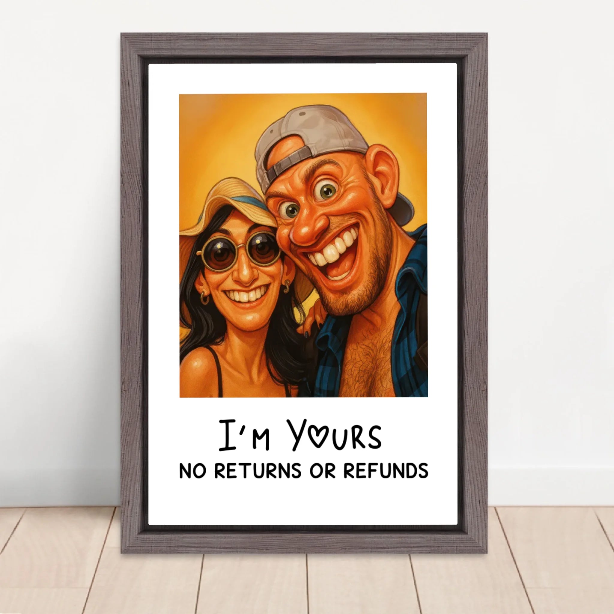 Vertical Framed  Canvas-Oak 2026