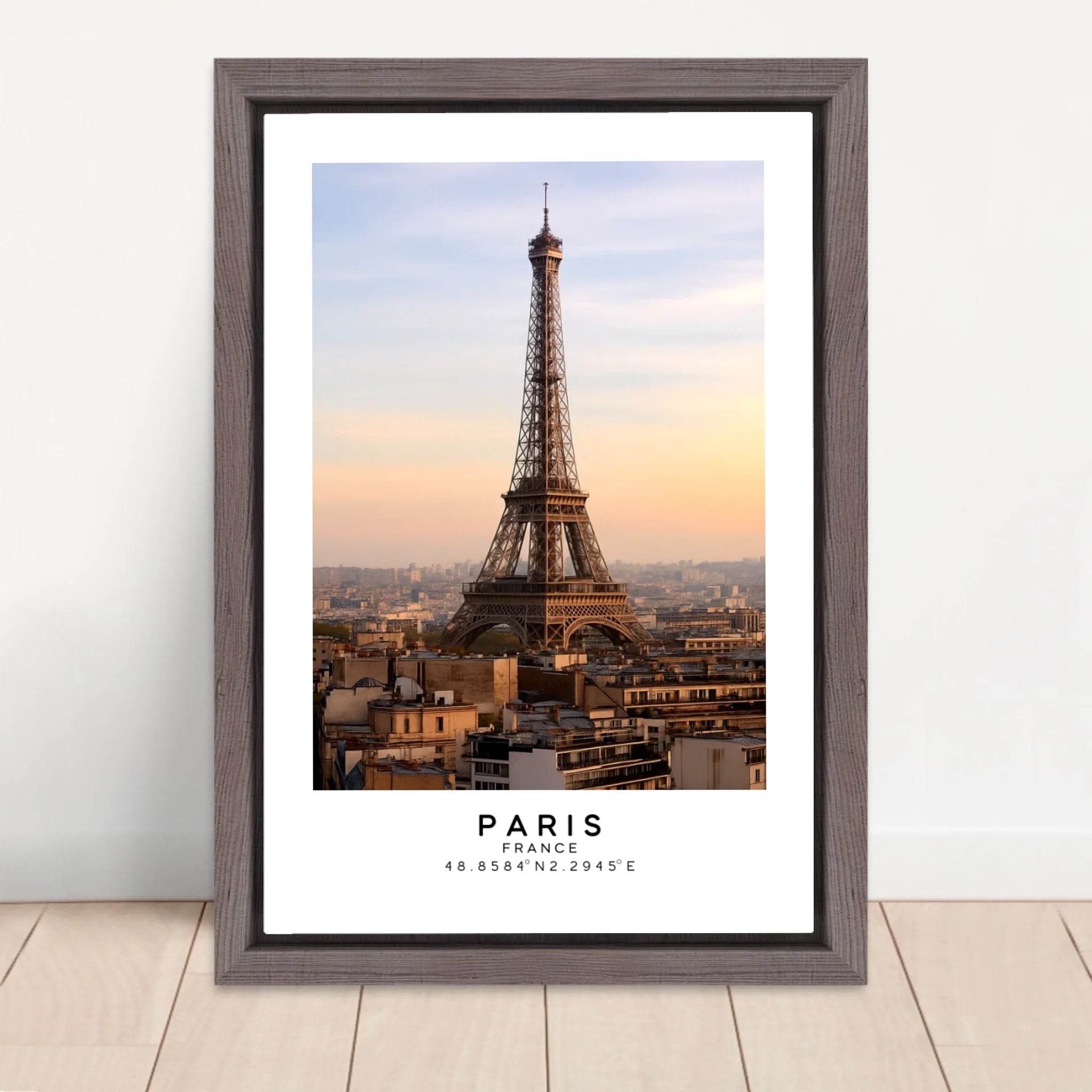 Vertical Framed  Canvas-Oak 2026