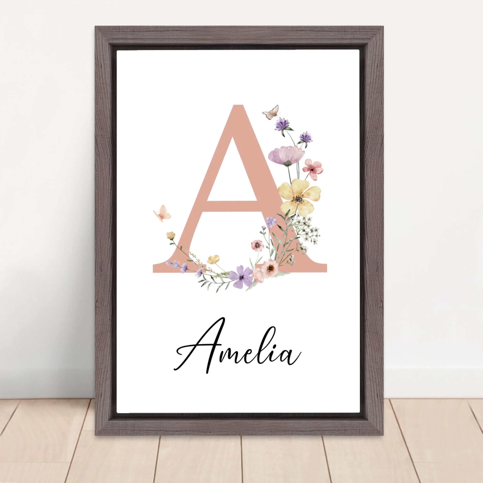 Vertical Framed  Canvas-Oak 2026