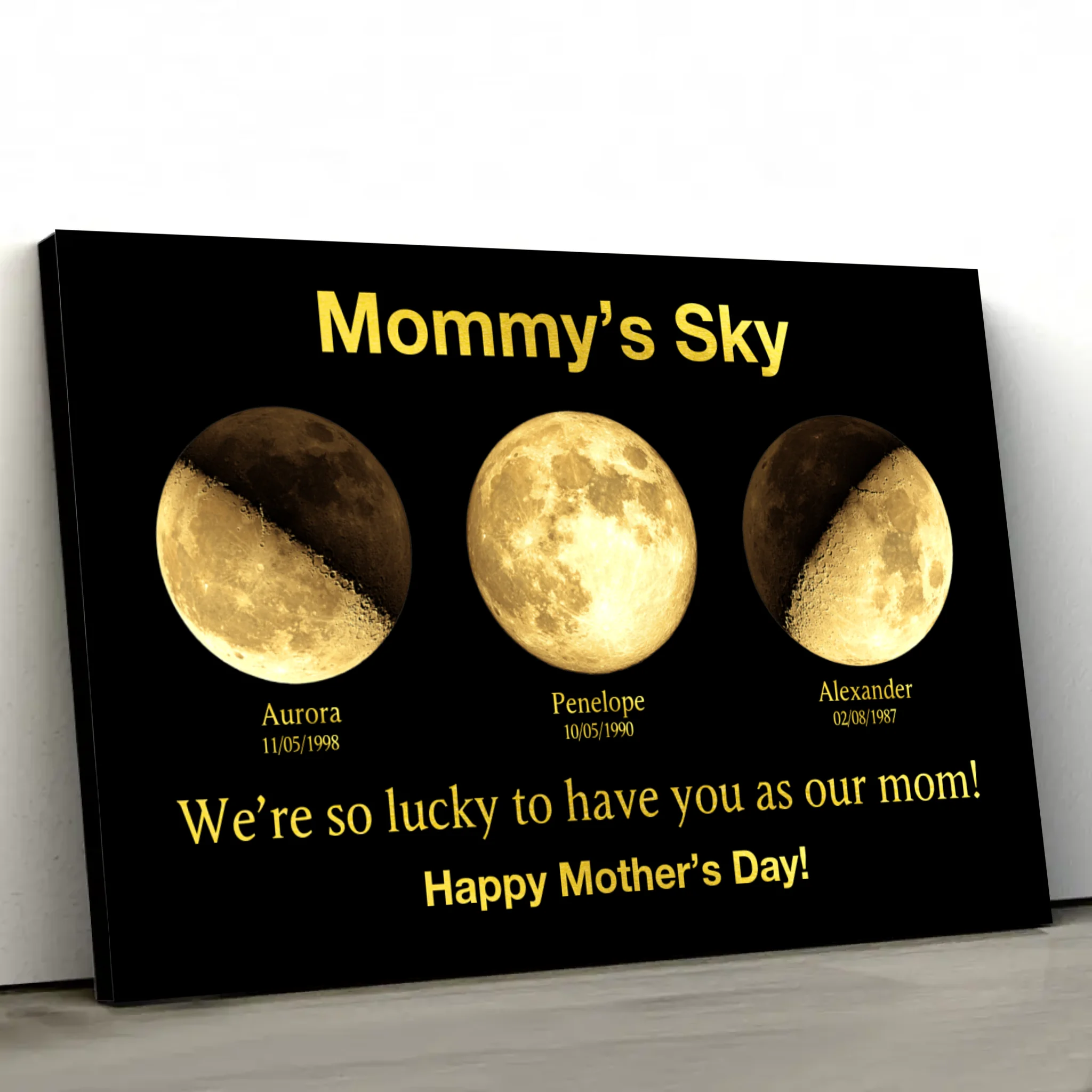Personalized Canvas "Mommy's Universe"