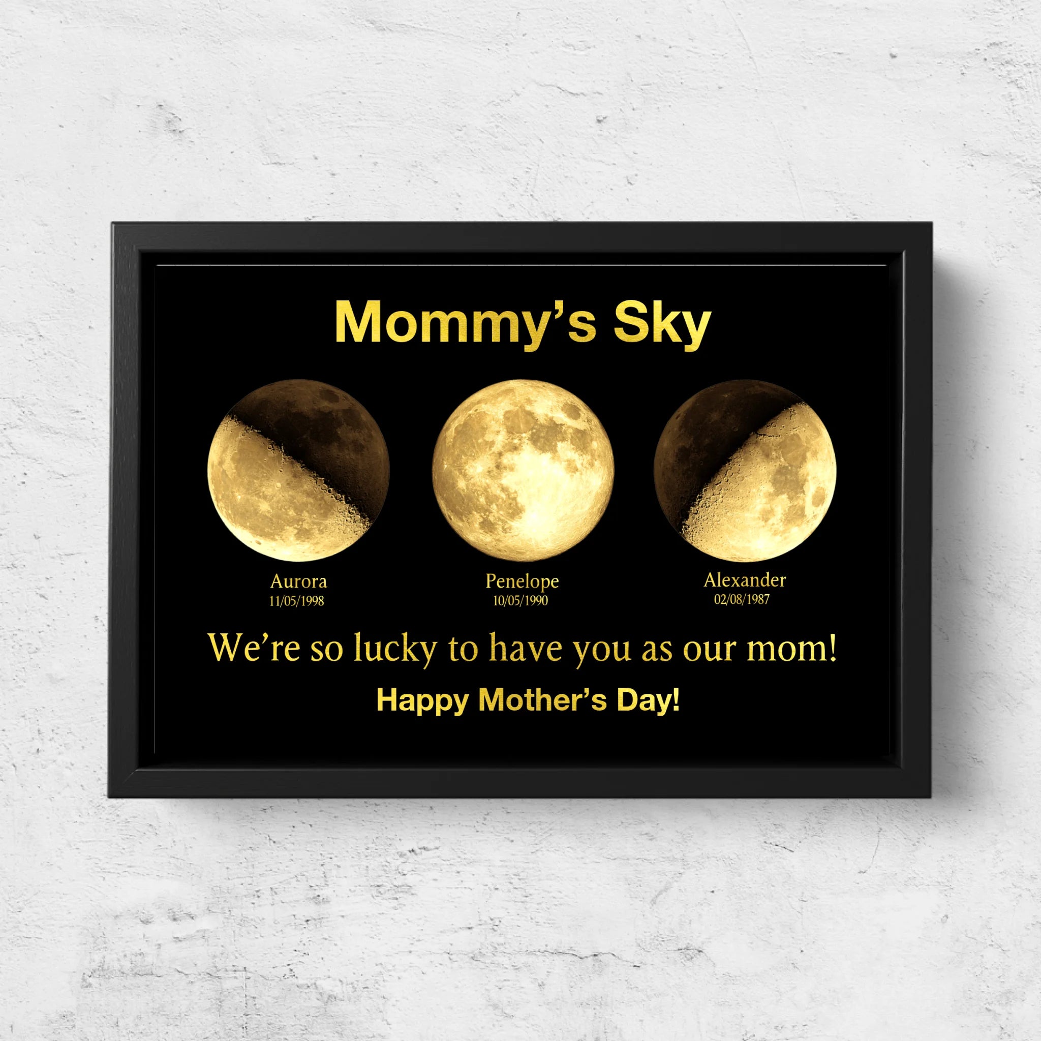 Personalized Canvas "Mommy's Universe"