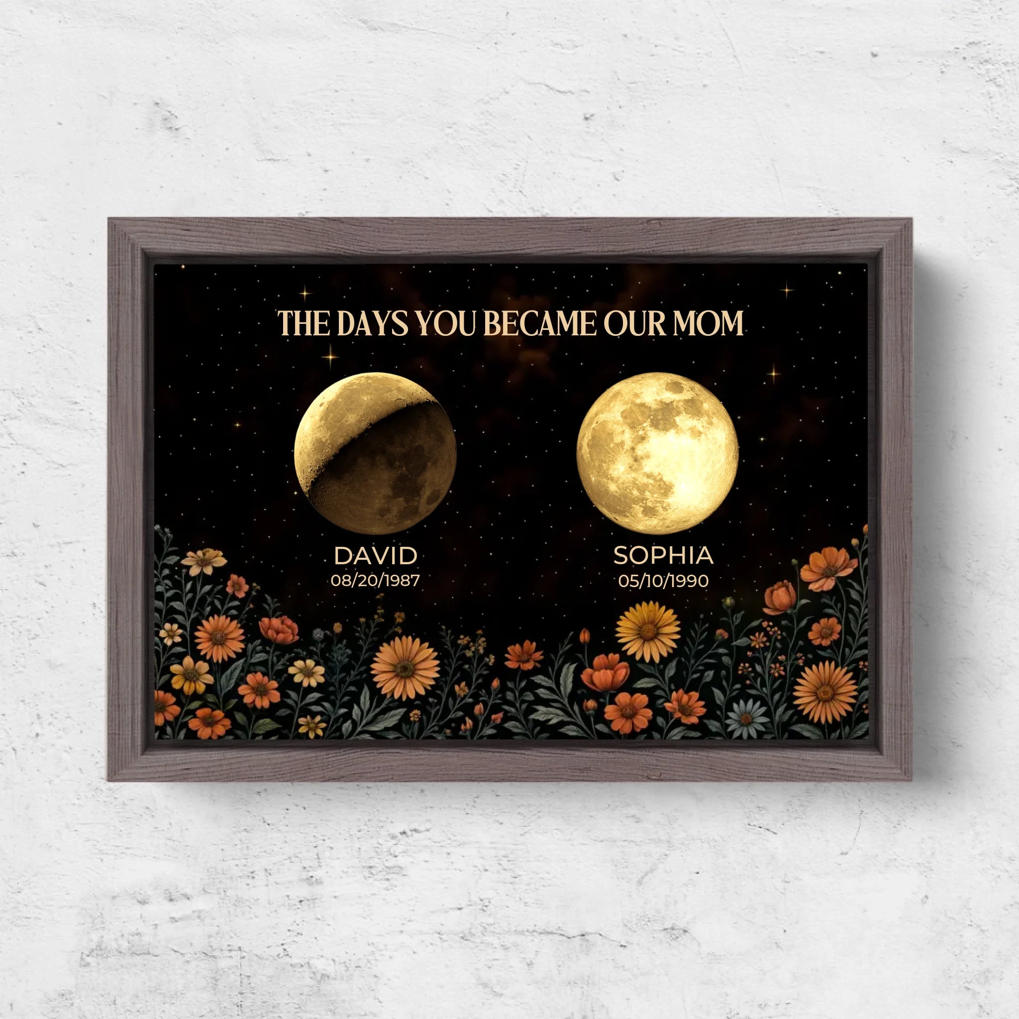 Horizontal Framd Canvas-Ovak