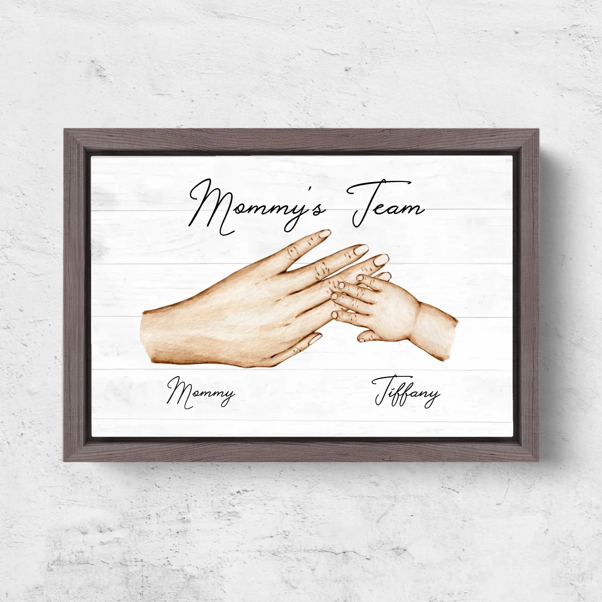 Horizontal Framd Canvas-Ovak