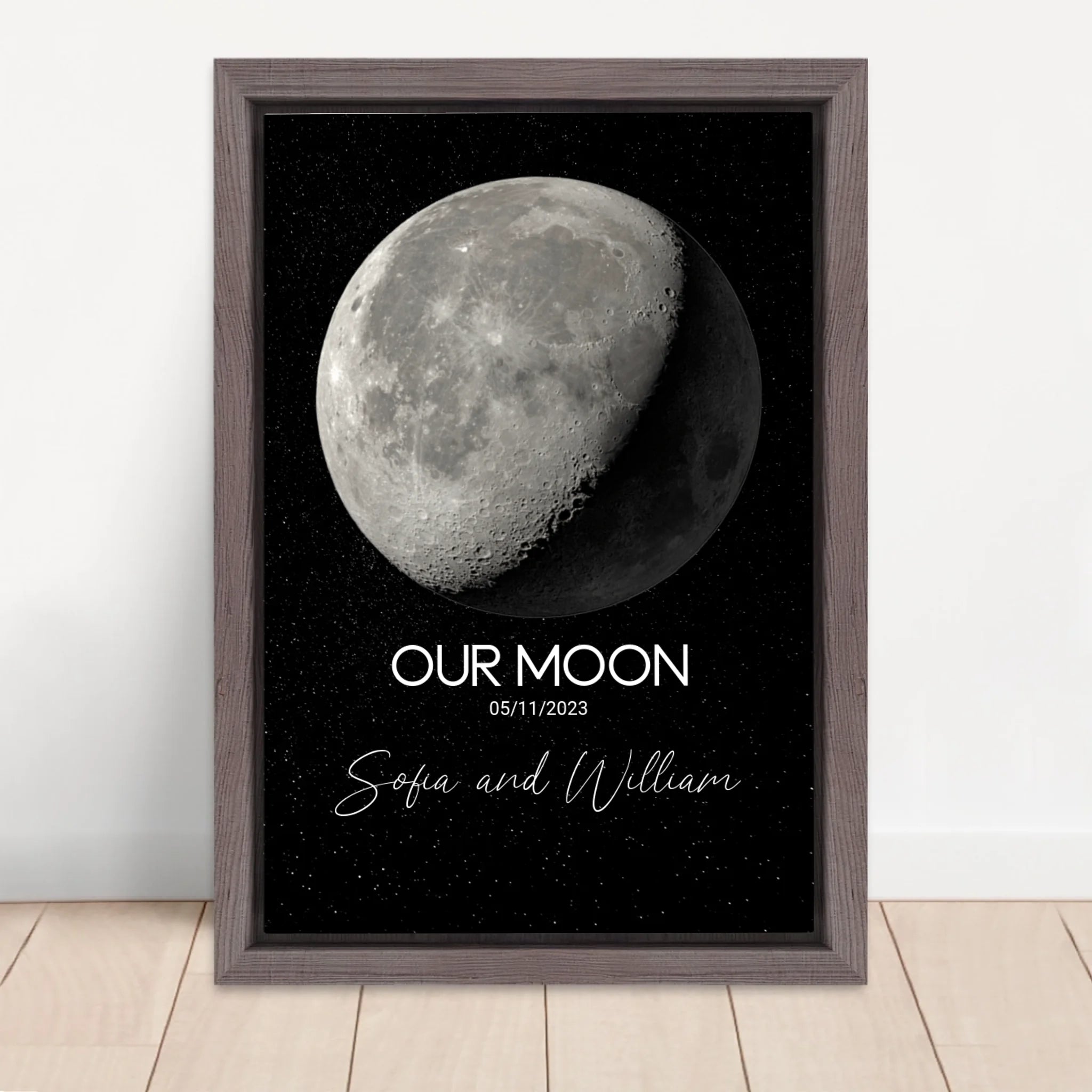 Vertical Framed  Canvas-Oak 2026