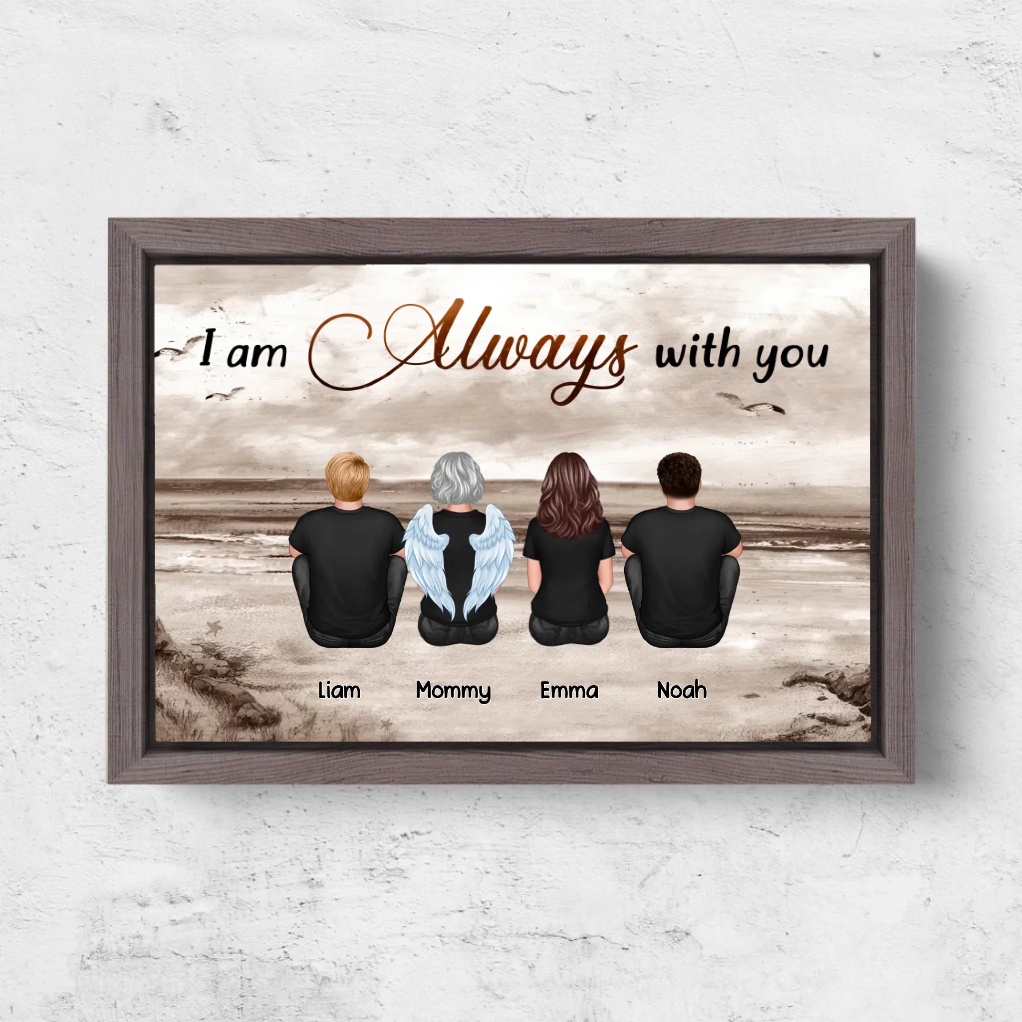 Horizontal Framd Canvas-Ovak