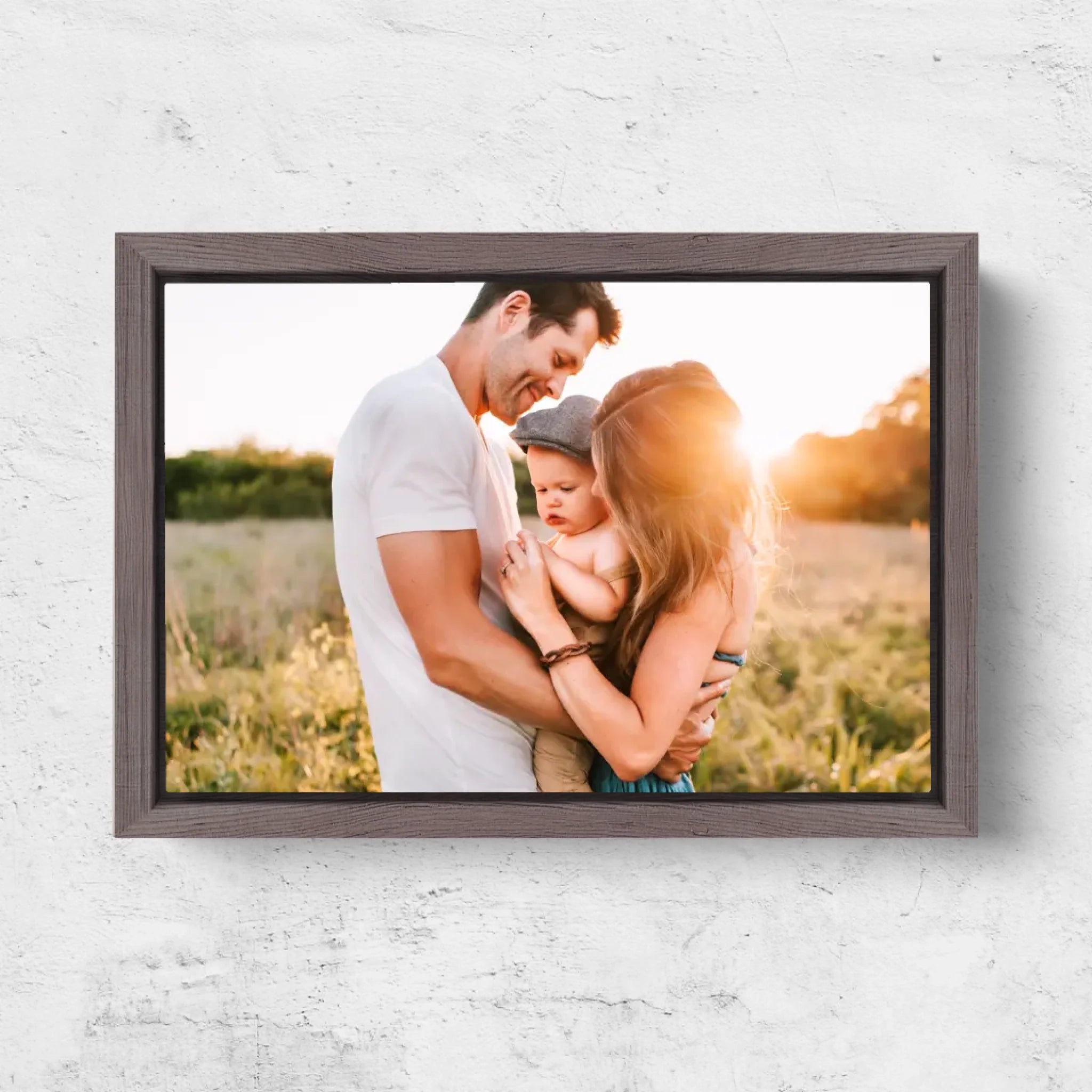 Horizontal Framd Canvas-Ovak