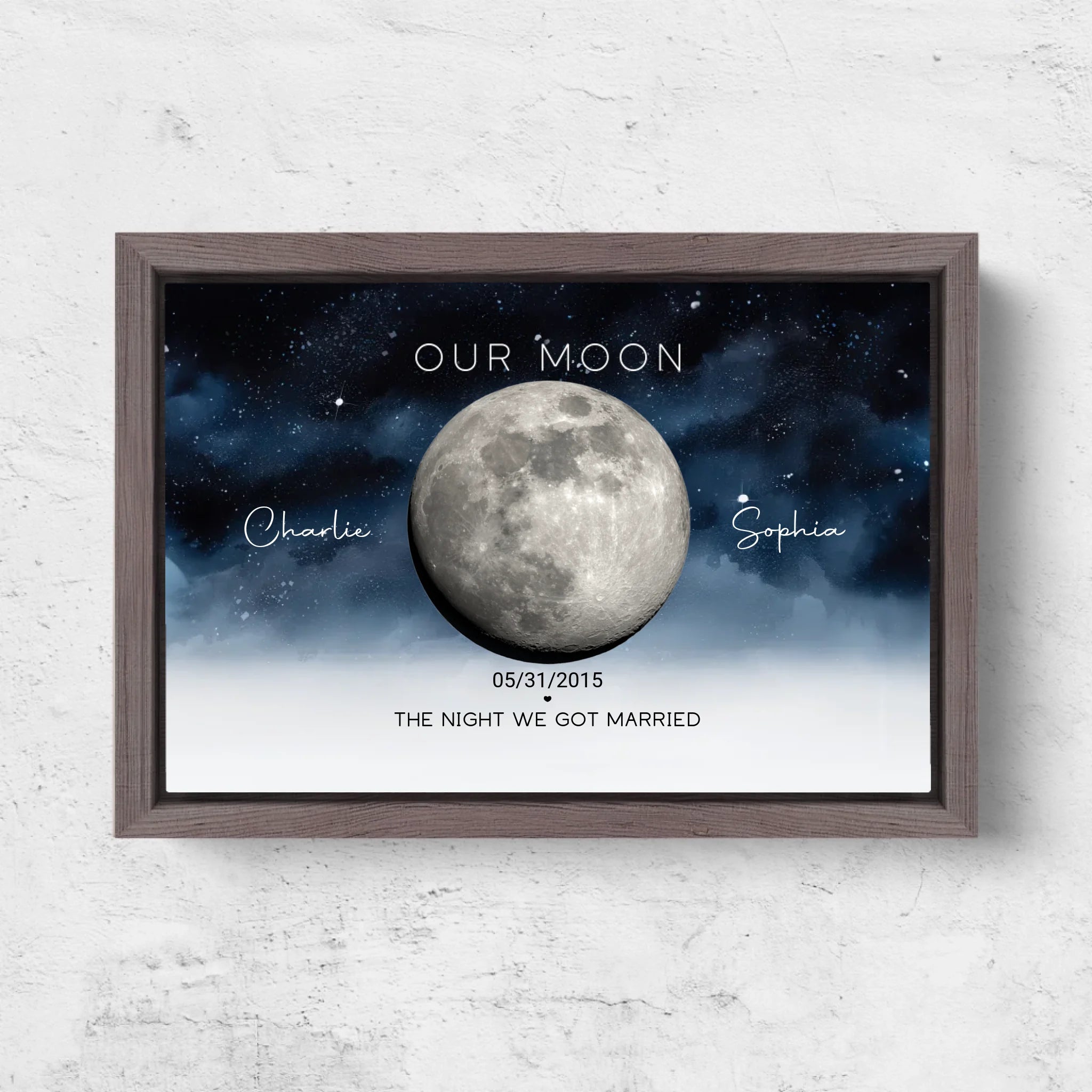 Horizontal Framd Canvas-Ovak