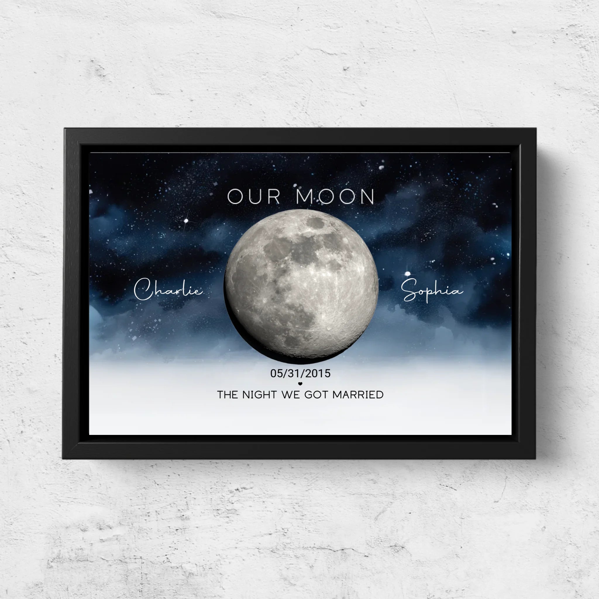 Personalized Canvas “The Night We Got Married”