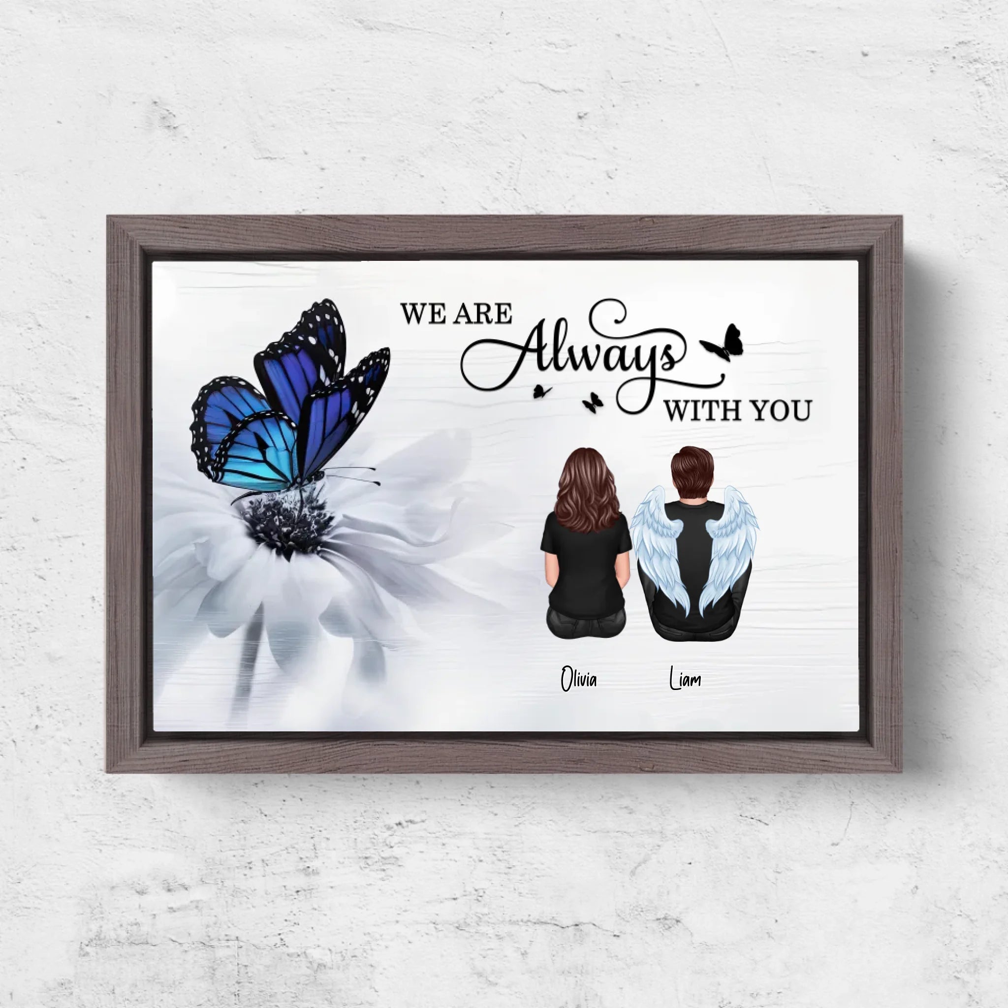 Horizontal Framd Canvas-Ovak