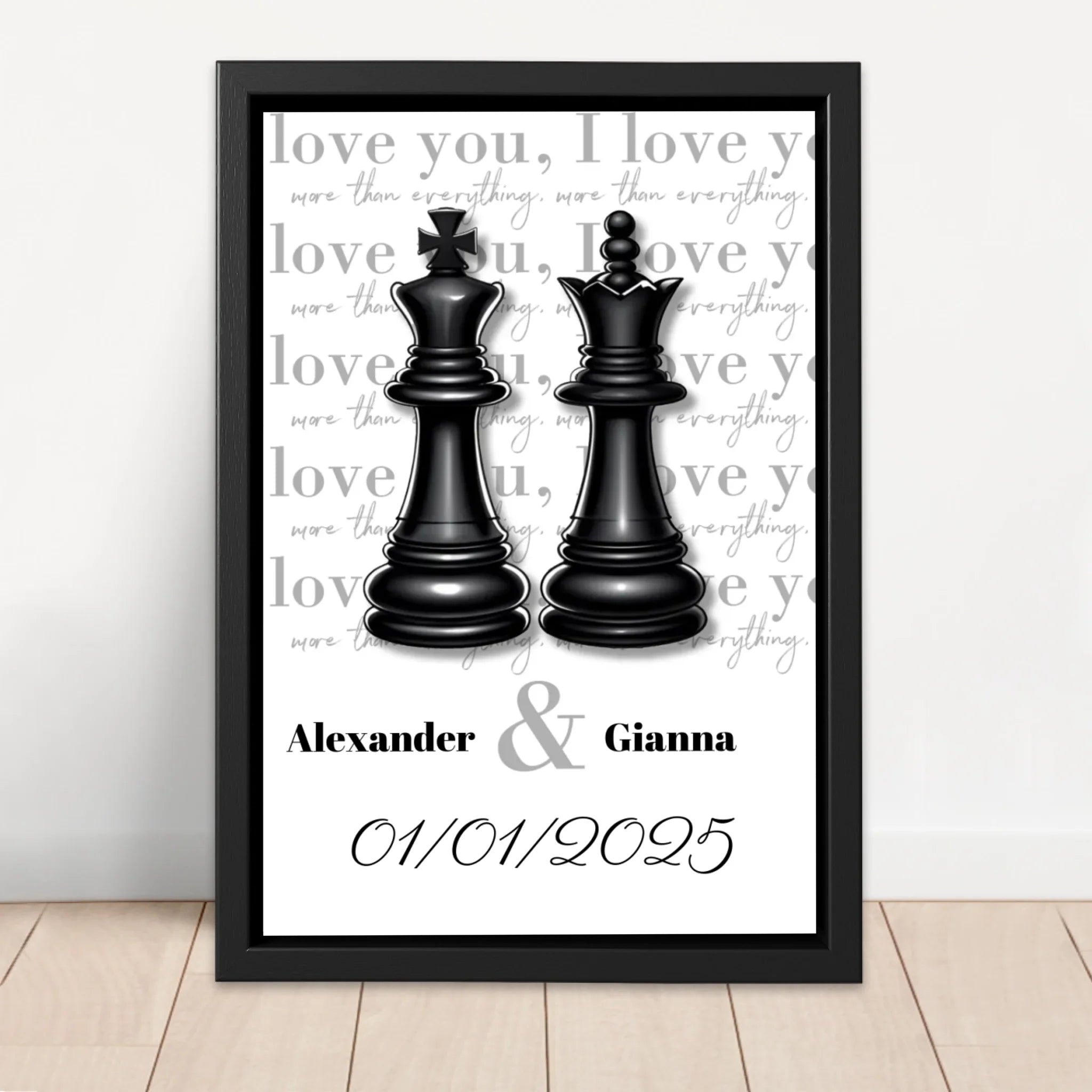 Personalized Canvas “The Queen and the King”