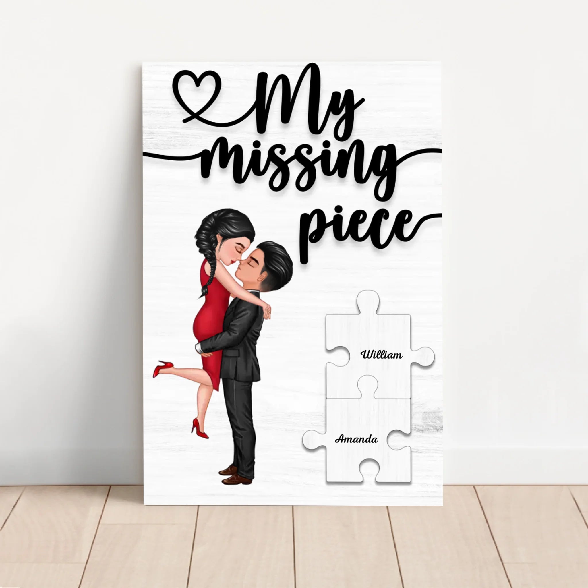 Personalized Canvas “The missing piece”