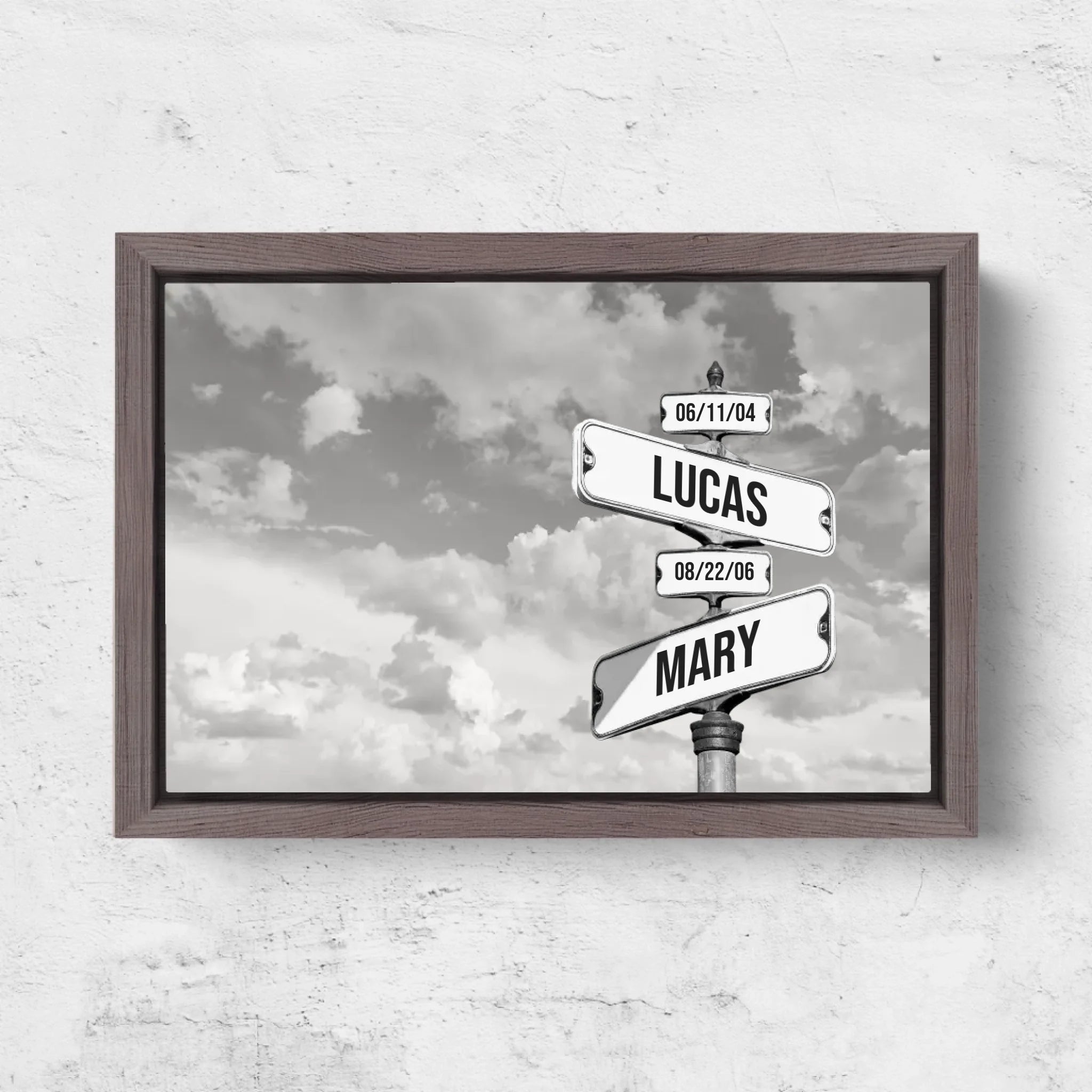 Horizontal Framd Canvas-Ovak