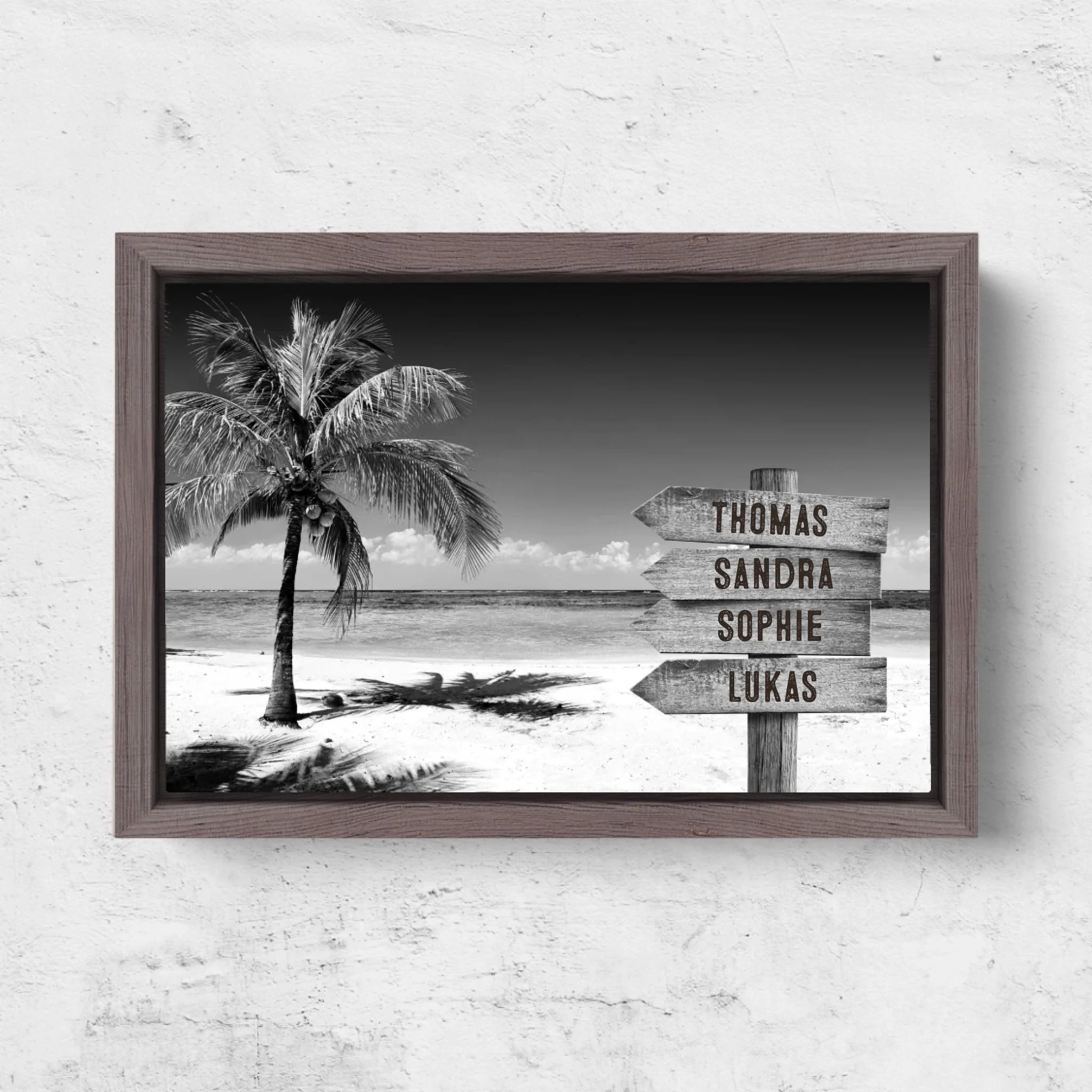 Horizontal Framd Canvas-Ovak