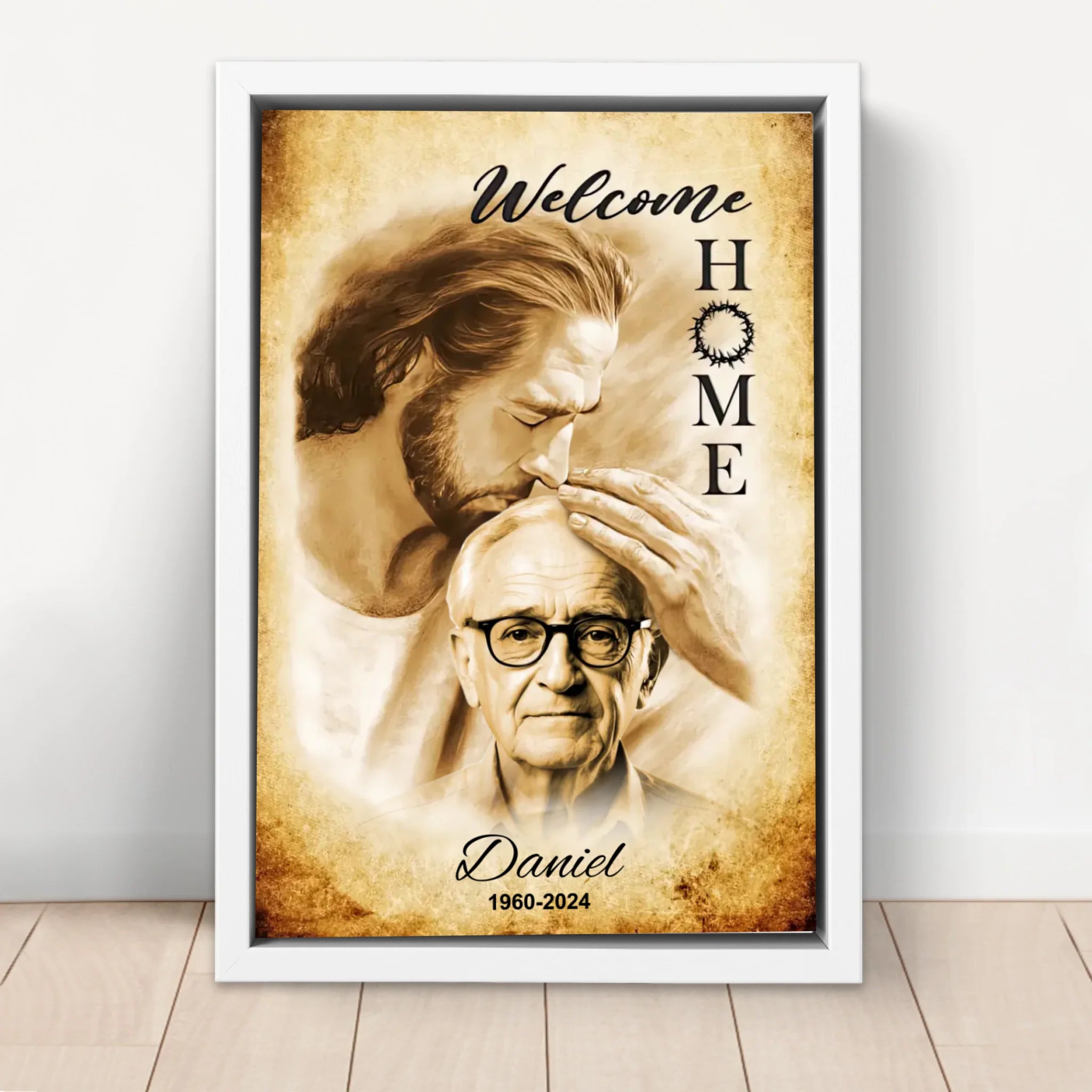 Personalized Canvas “Welcome home”