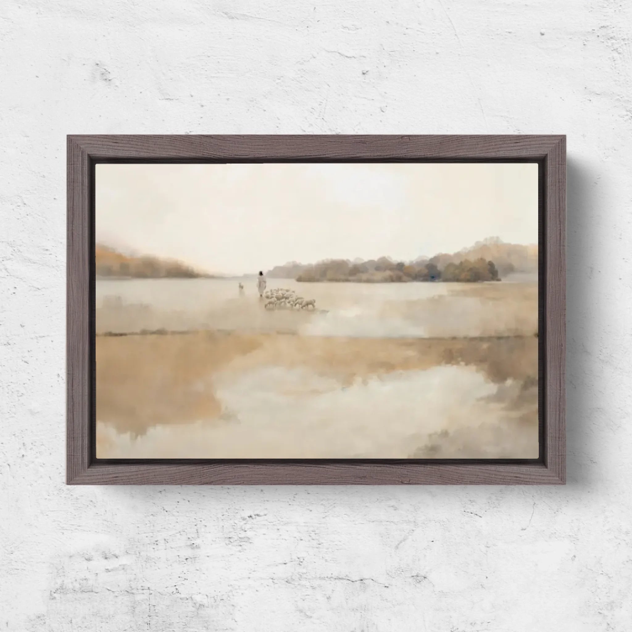 Horizontal Framd Canvas-Ovak