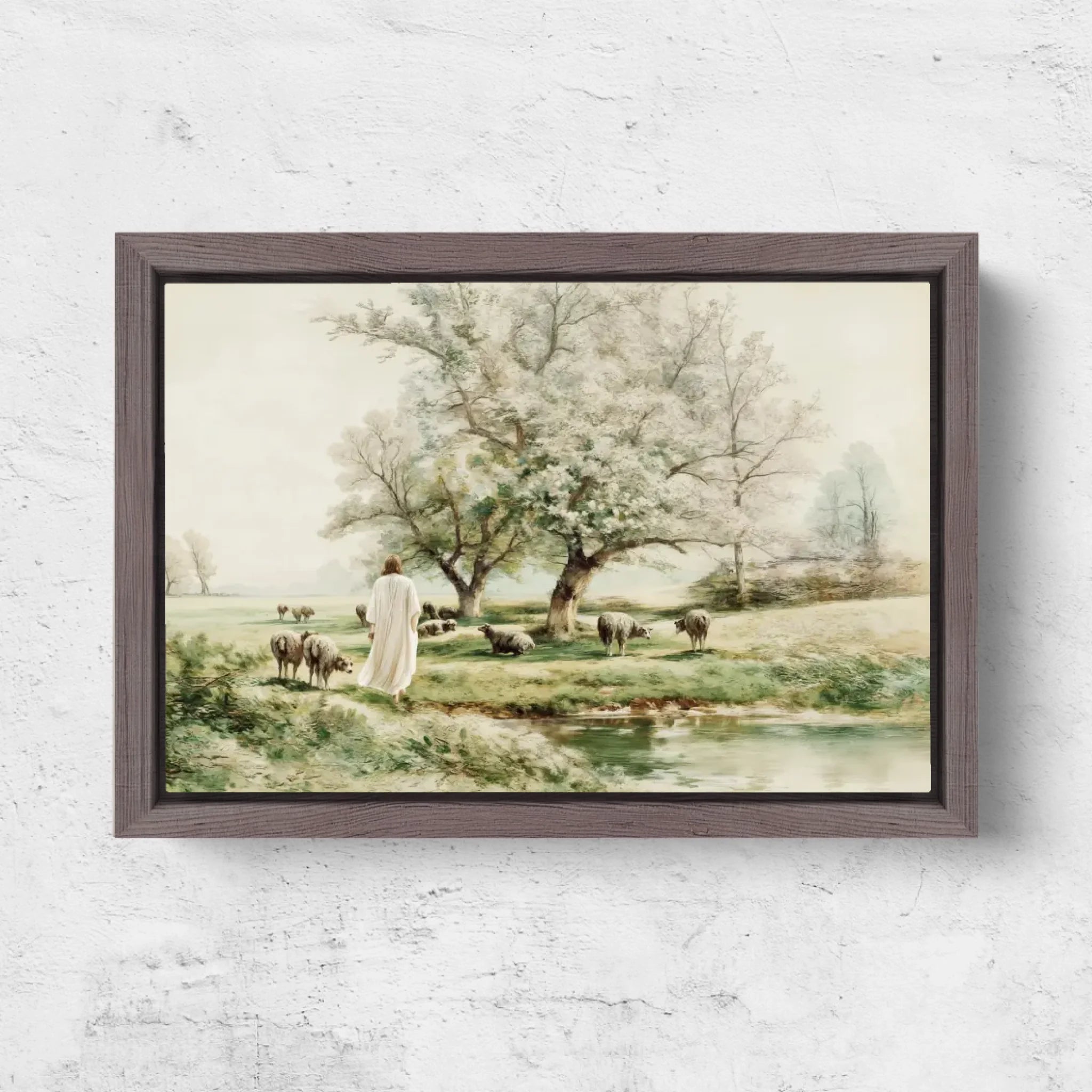 Horizontal Framd Canvas-Ovak