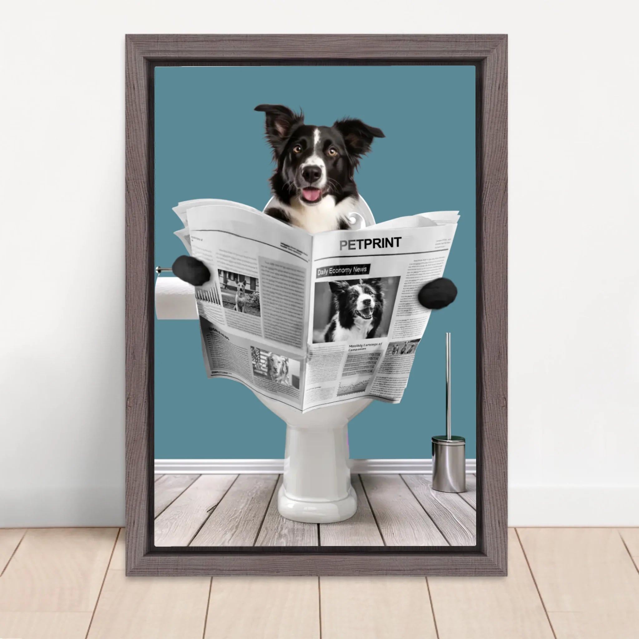 Vertical Framed  Canvas-Oak 2026