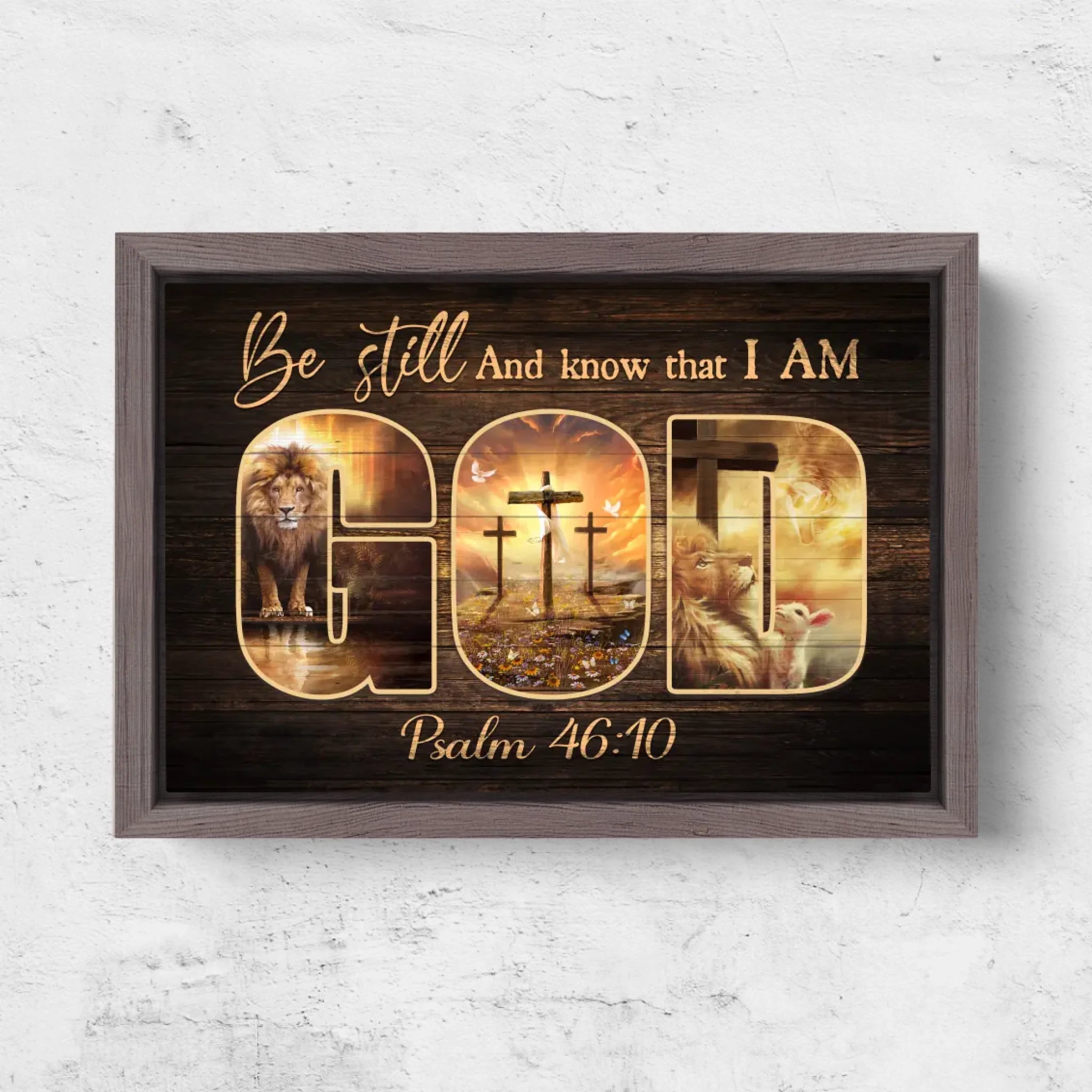 Horizontal Framd Canvas-Ovak