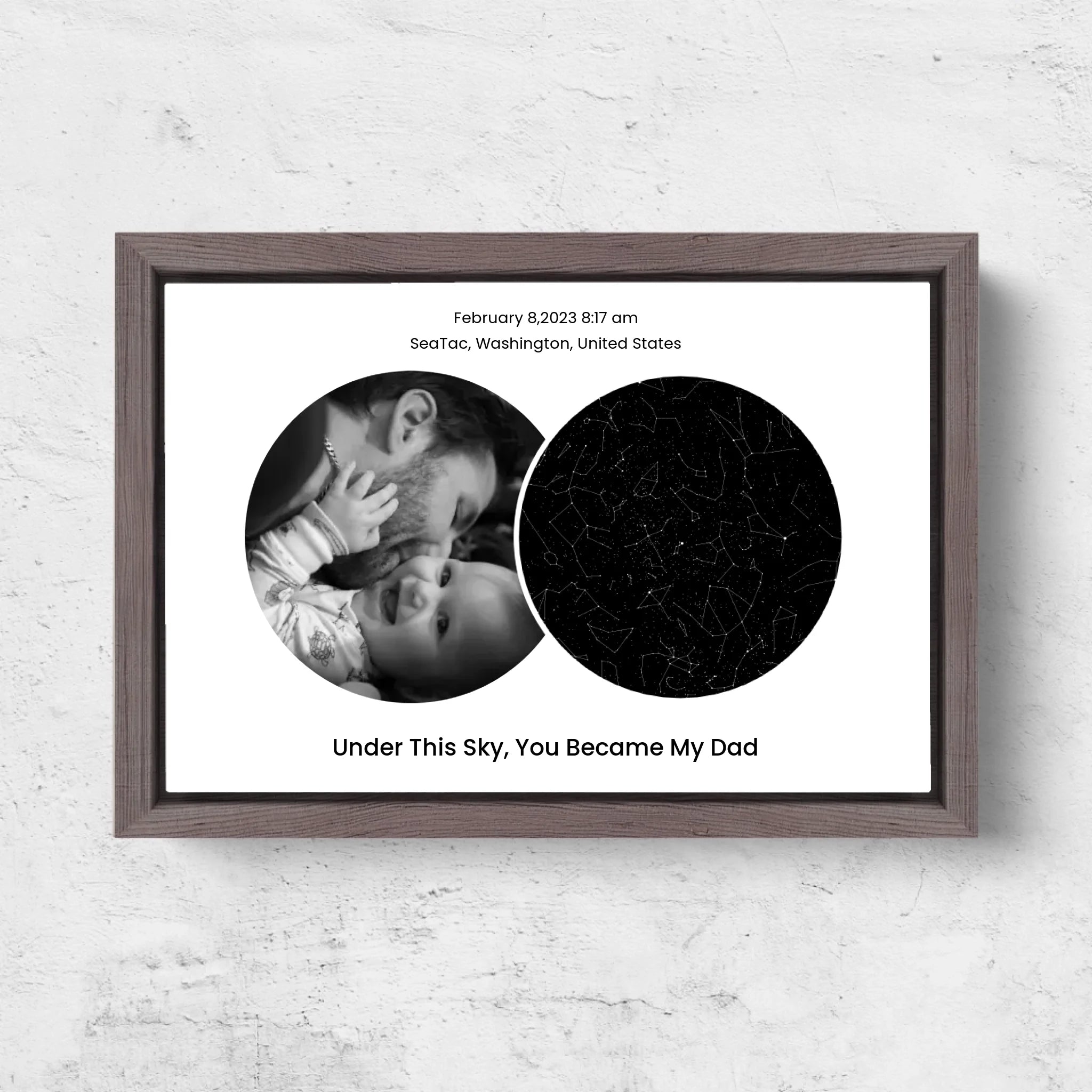 Horizontal Framd Canvas-Ovak