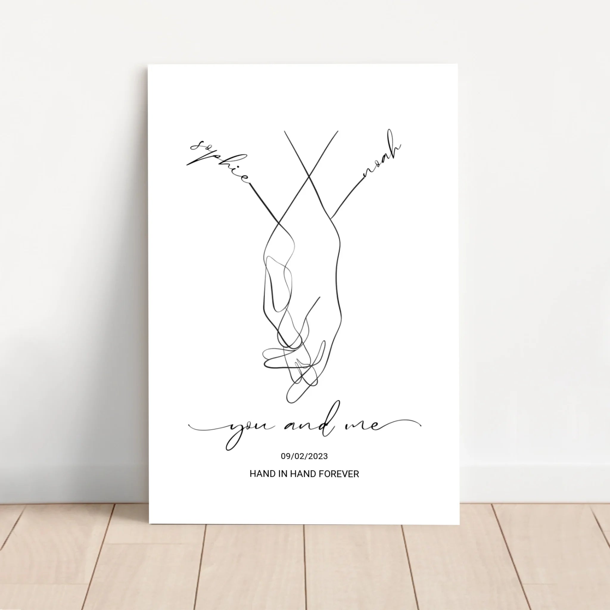 Personalized Canvas "You and me"