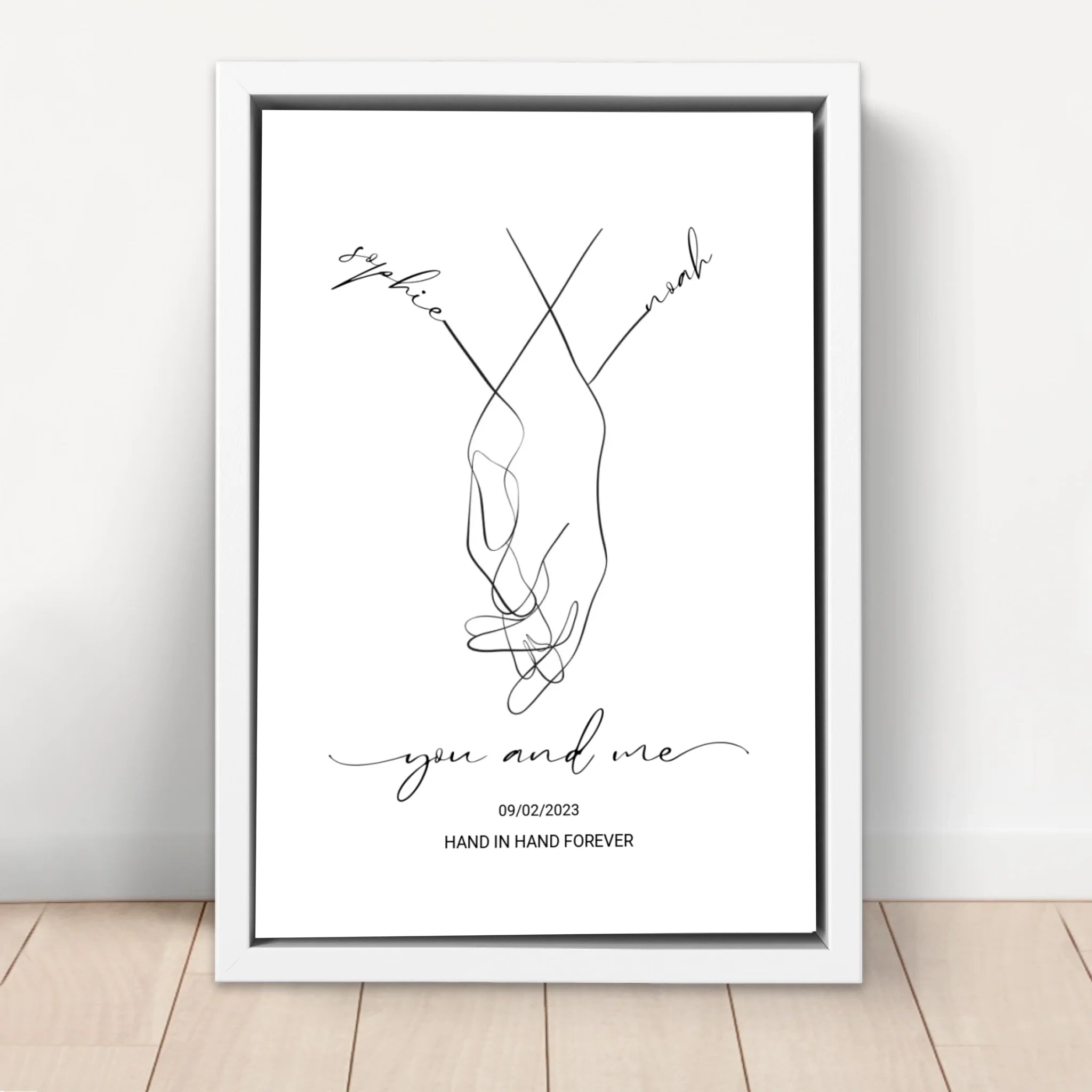 Personalized Canvas "You and me"