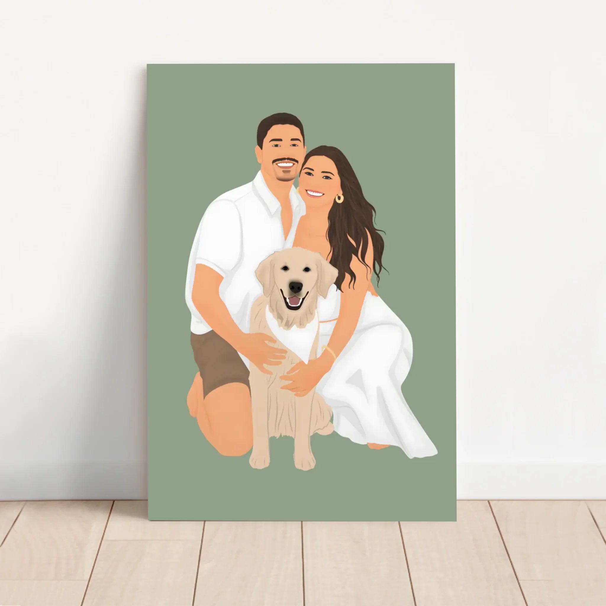 Personalized Canvas – Faceless Drawing From Photo