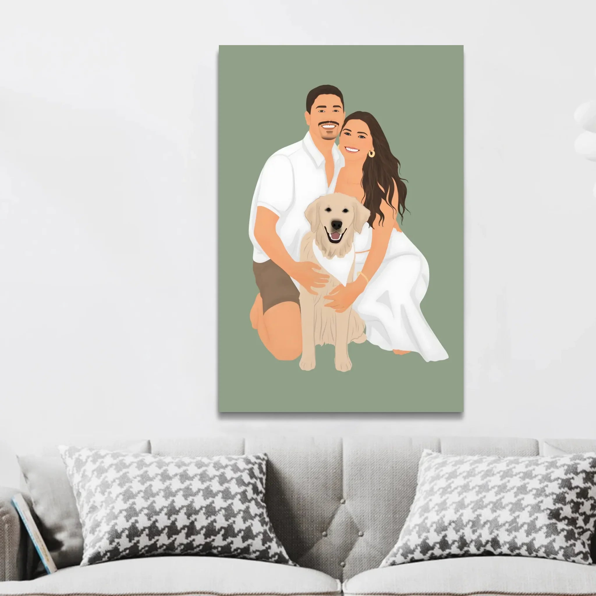 Personalized Canvas – Faceless Drawing From Photo
