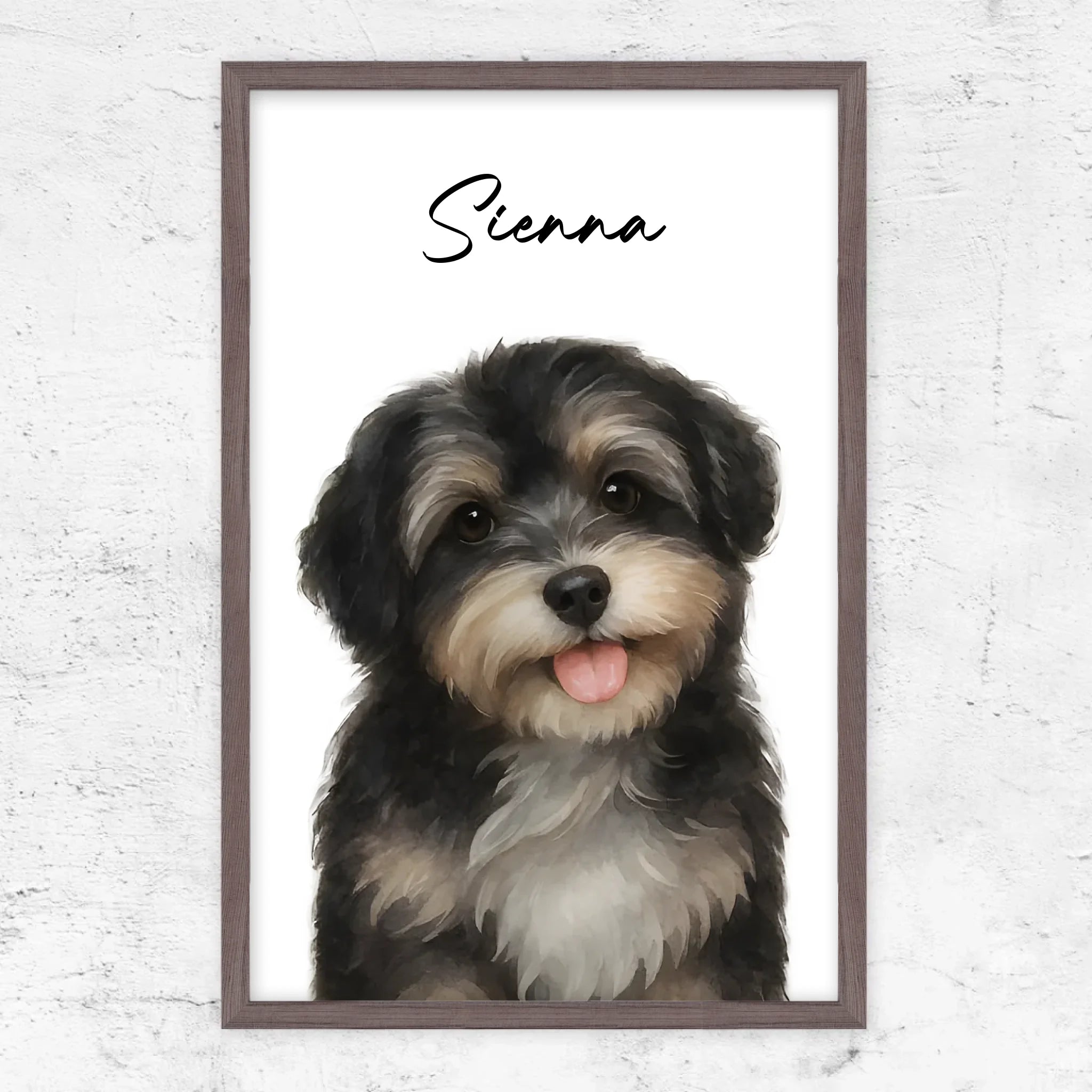 Vertical Framed Poster-Oak-2