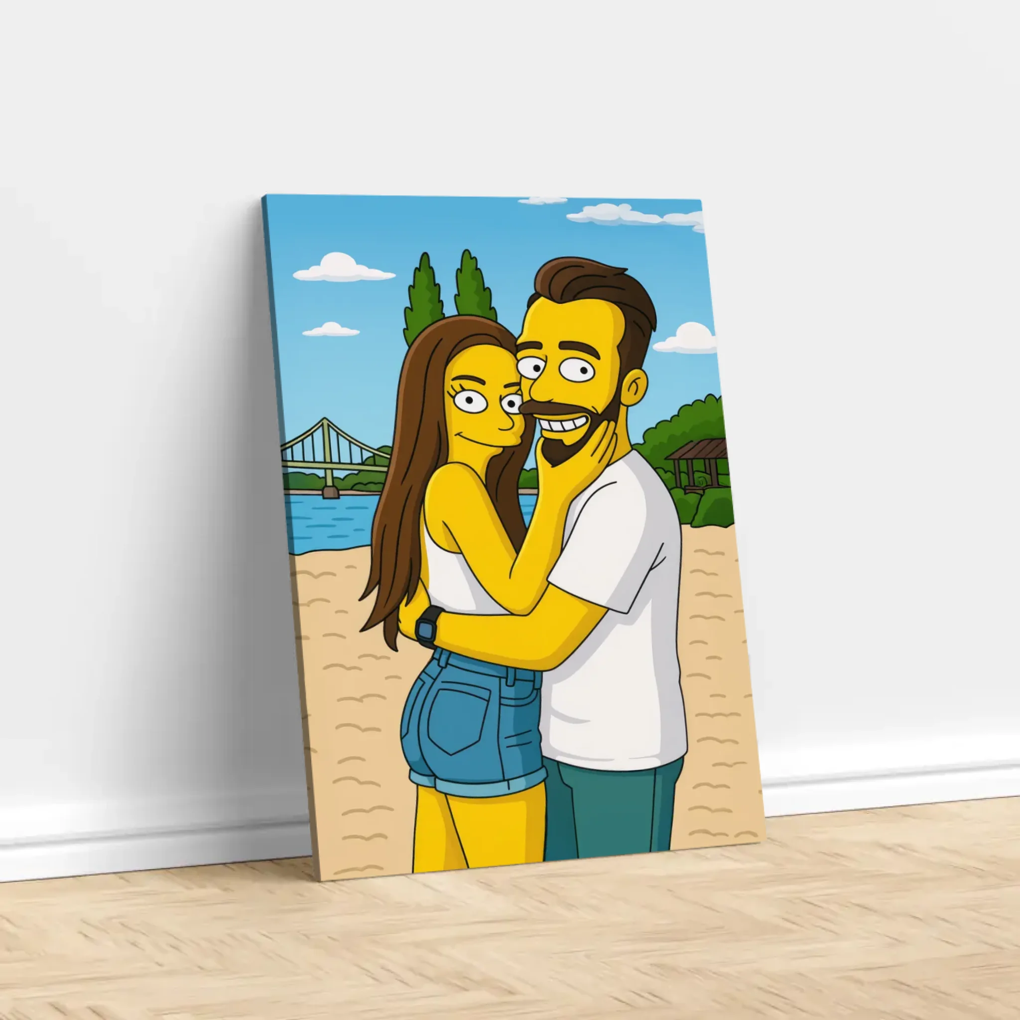 Personalized Canvas – Yellow Cartoon Style