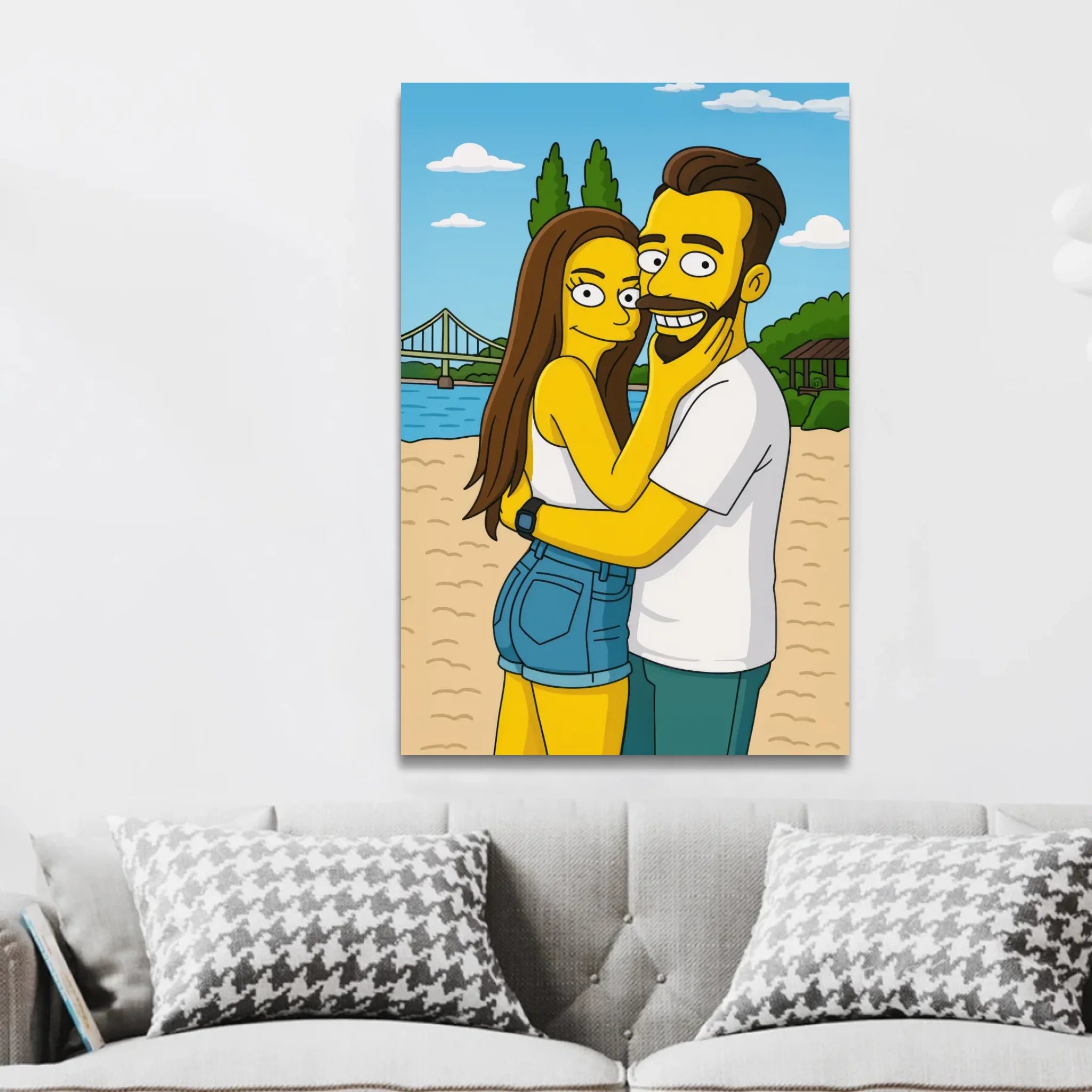 Personalized Canvas – Yellow Cartoon Style