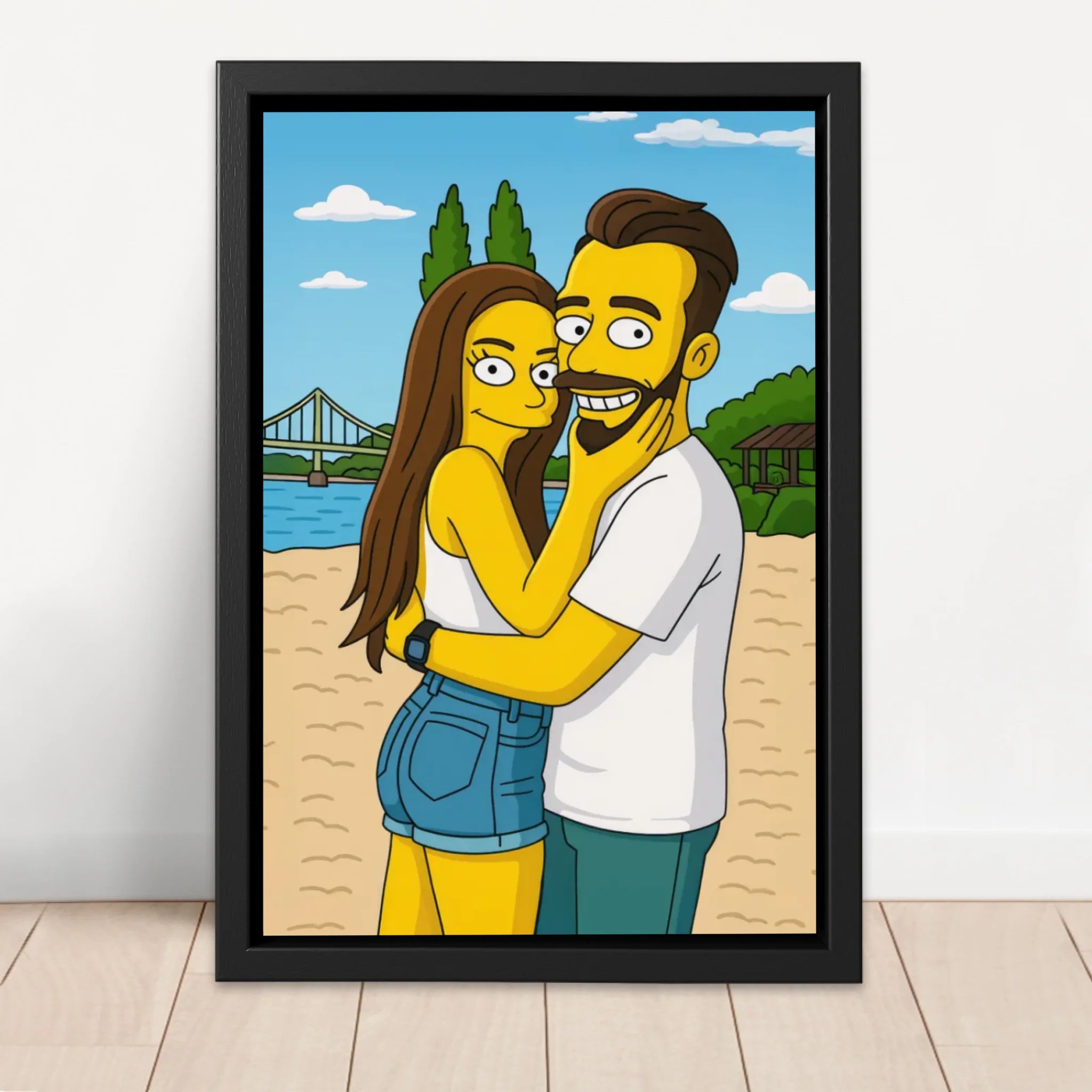 Personalized Canvas – Yellow Cartoon Style