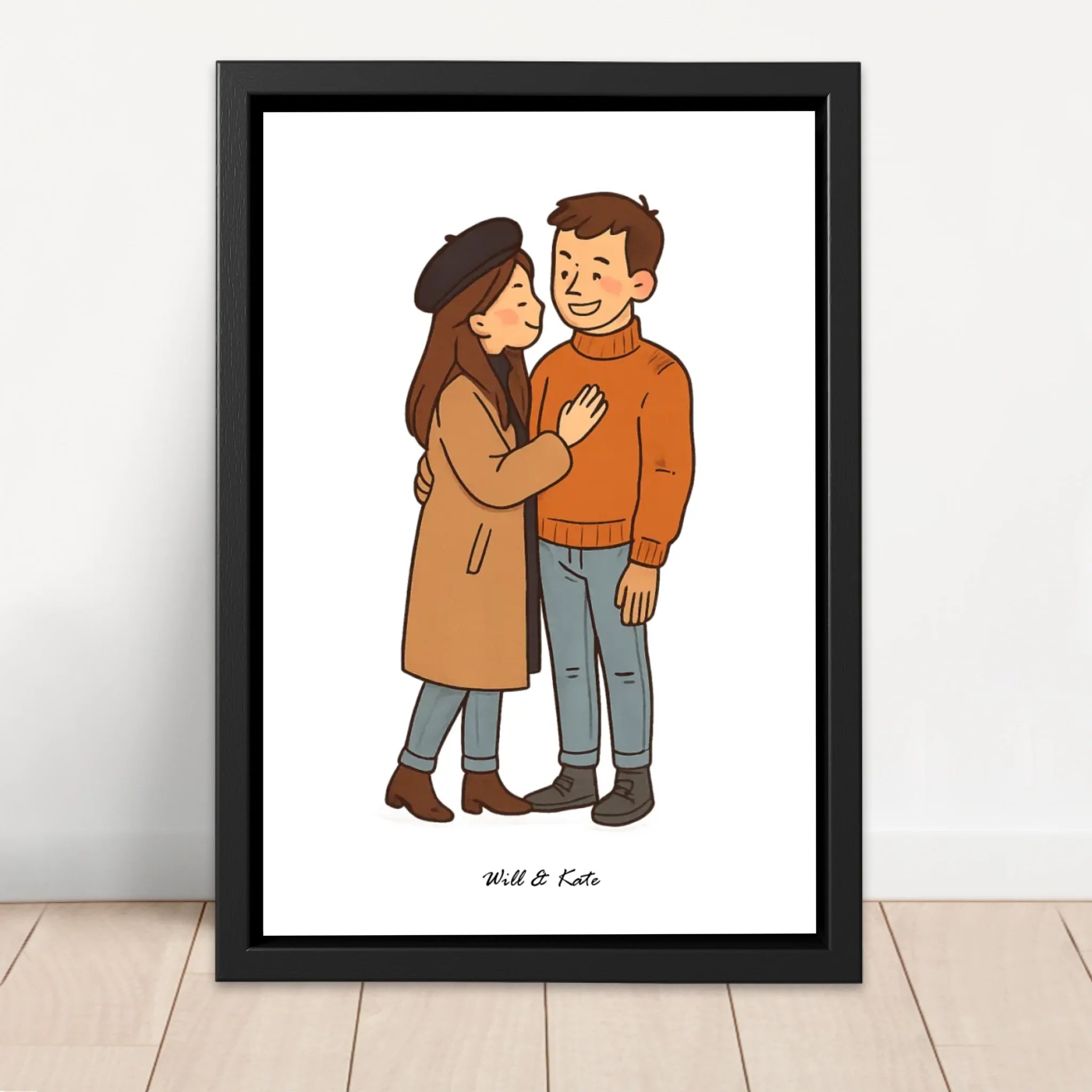 Personalized Canvas – Custom Couple Portrait