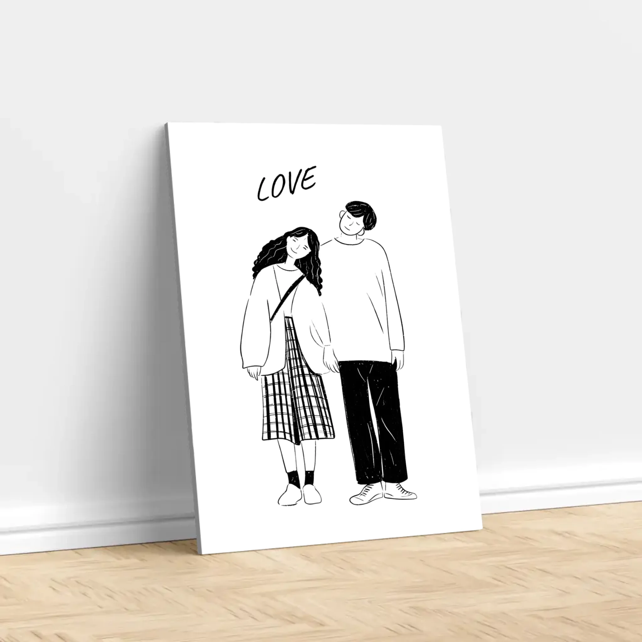 Personalized Canvas – Photo to Line Art