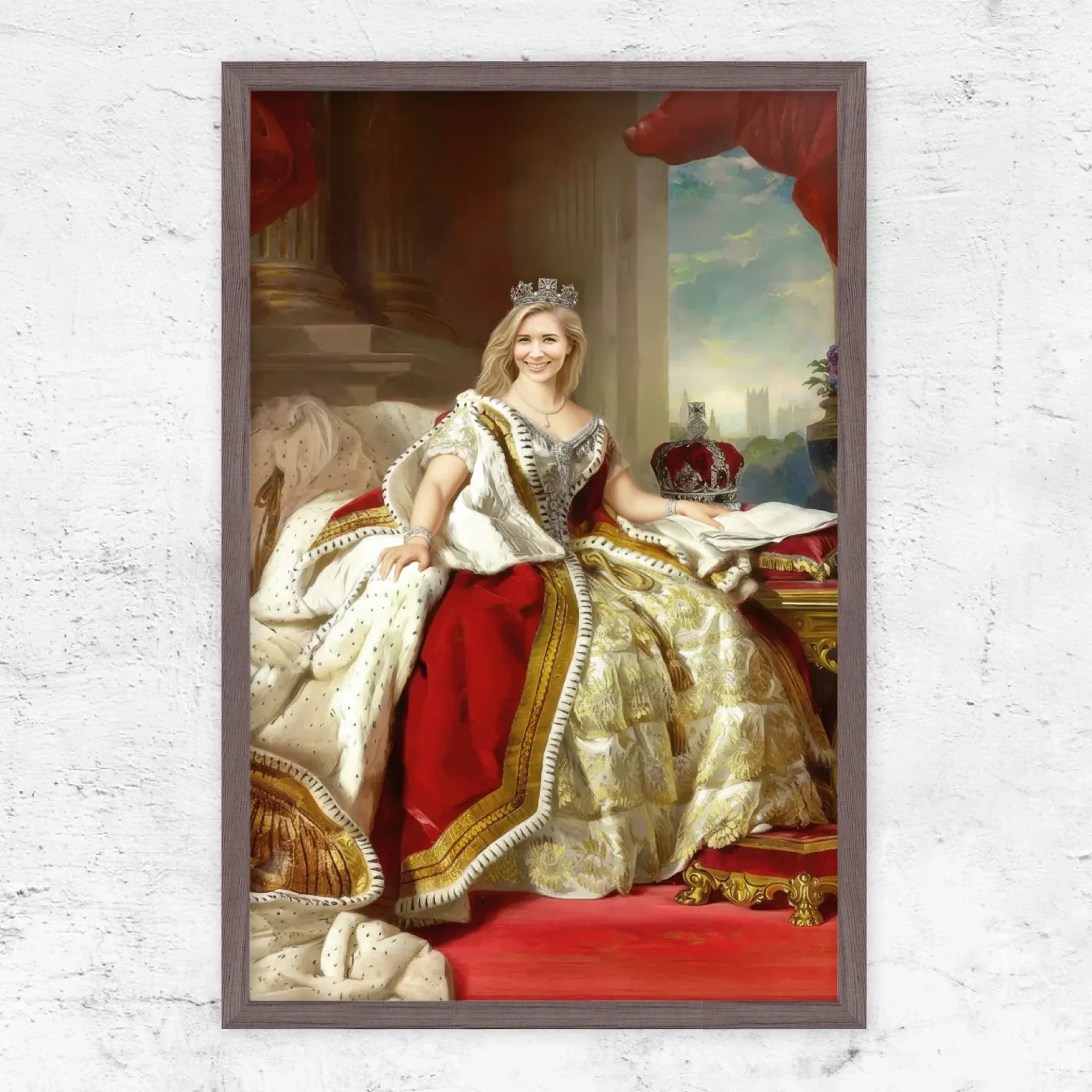 Vertical Framed Poster-Oak-2