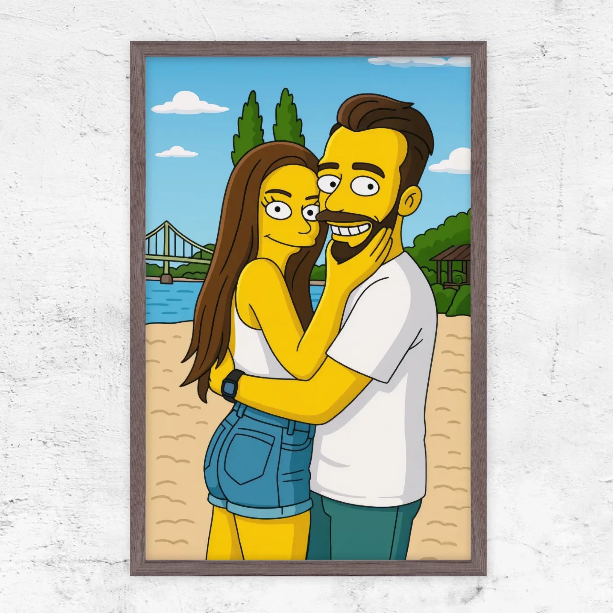 Vertical Framed Poster-Oak-1