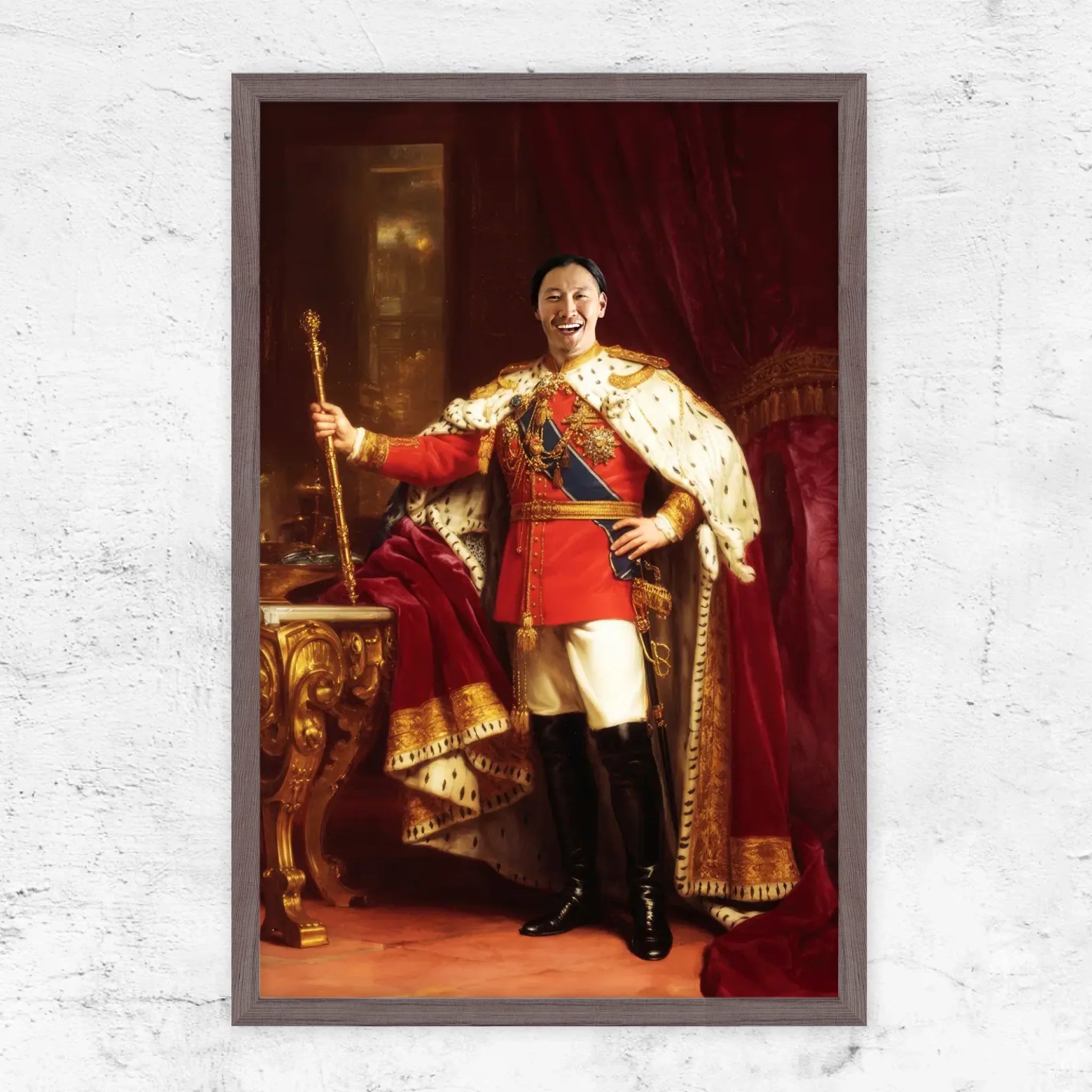 Vertical Framed Poster-Oak-1