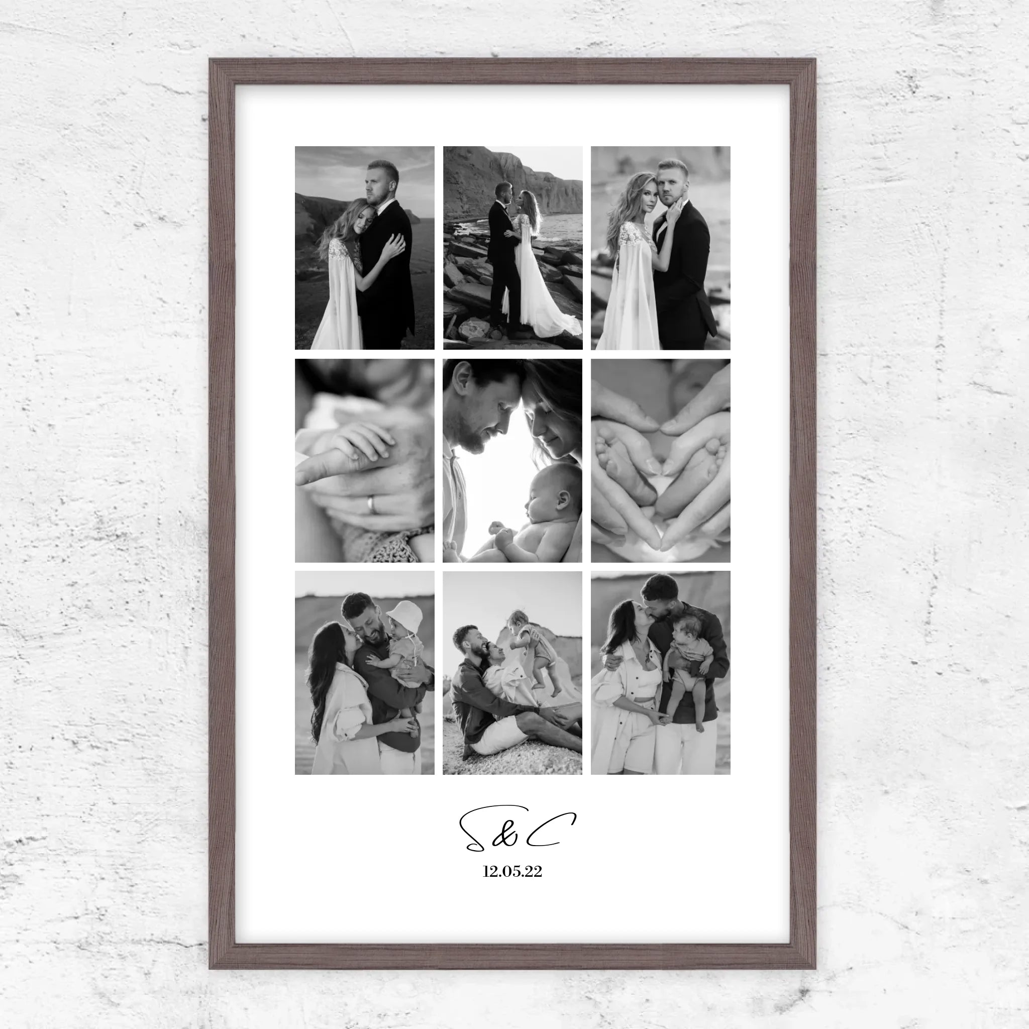 Vertical Framed Poster-Oak-2